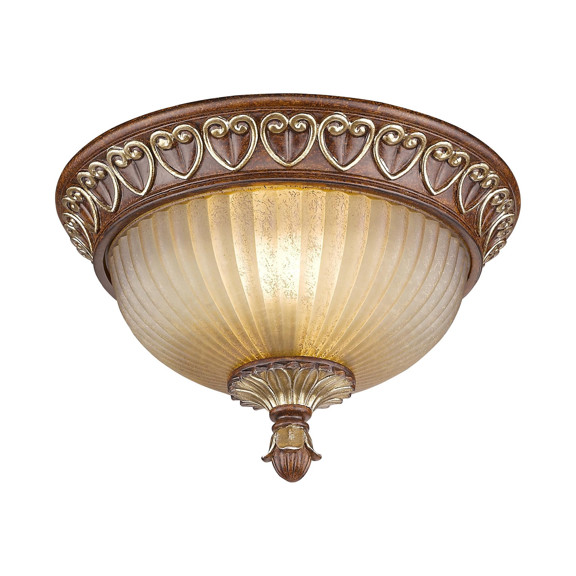 Villa Verona 11 Inch 2 Light Flush Mount by Livex Lighting