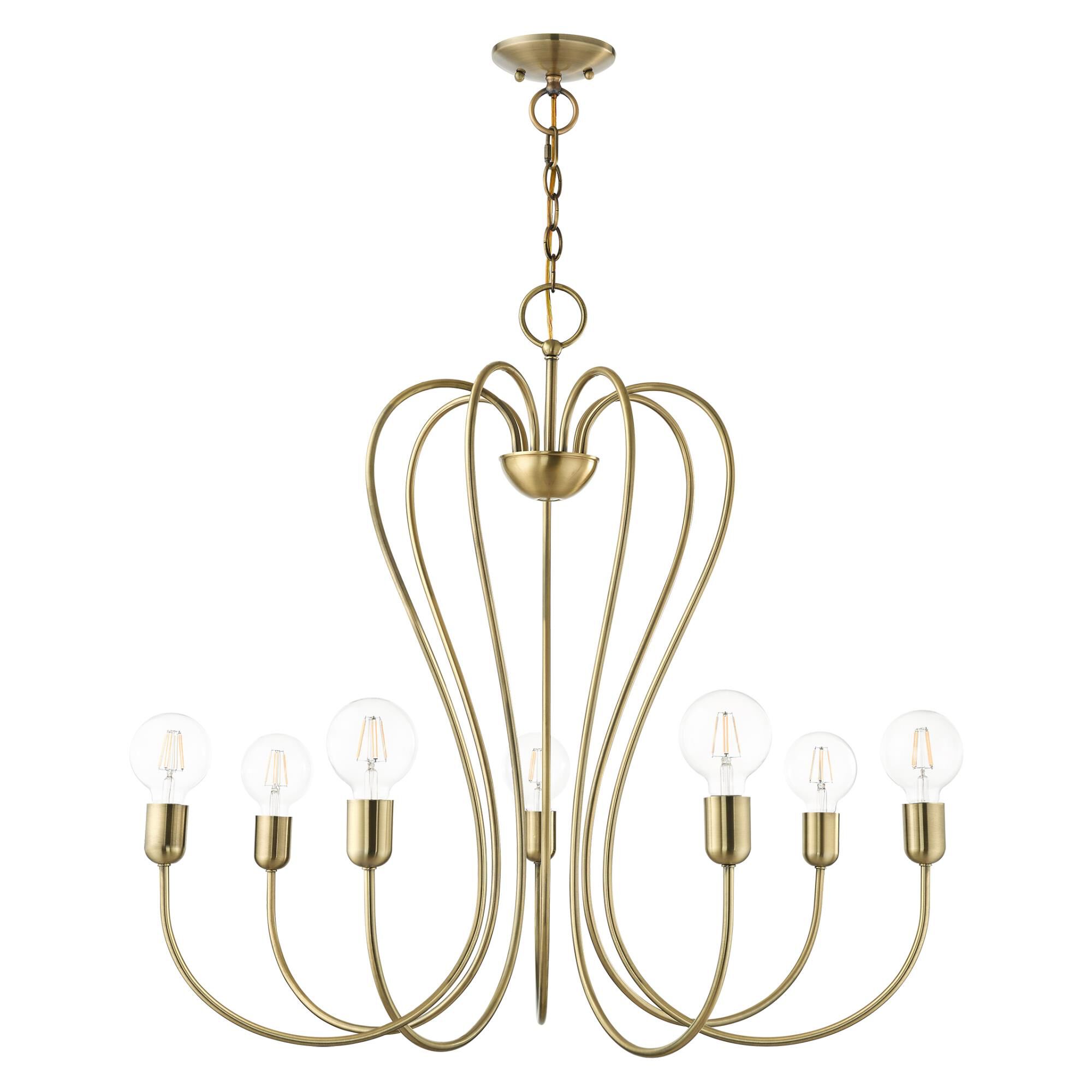 Shown in Antique Brass finish
