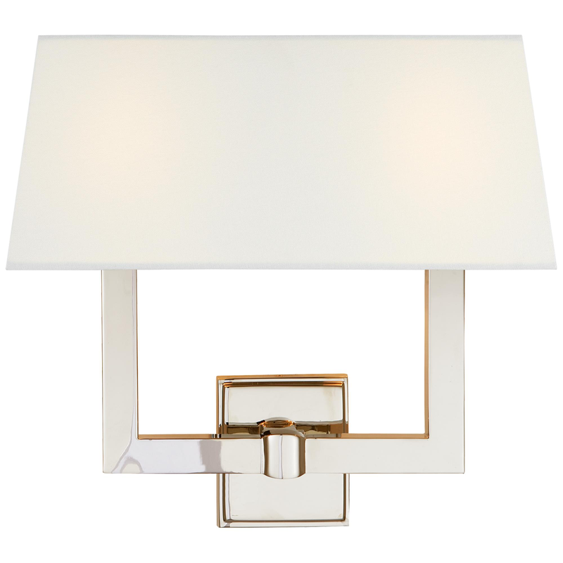 Chapman & Myers Square Tube 14 Inch Wall Sconce by Visual Comfort Signature Collection