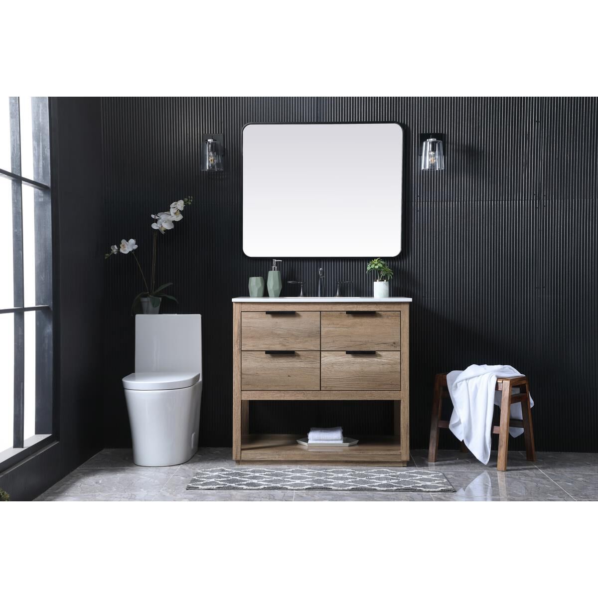 Shown in Natural Oak finish