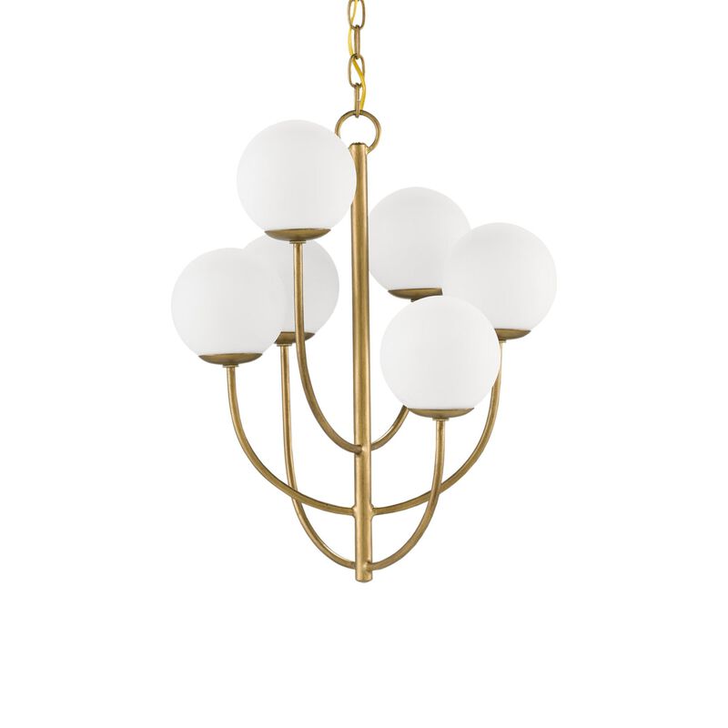 Sunnylands 6 Light Mini Chandelier by Currey and Company