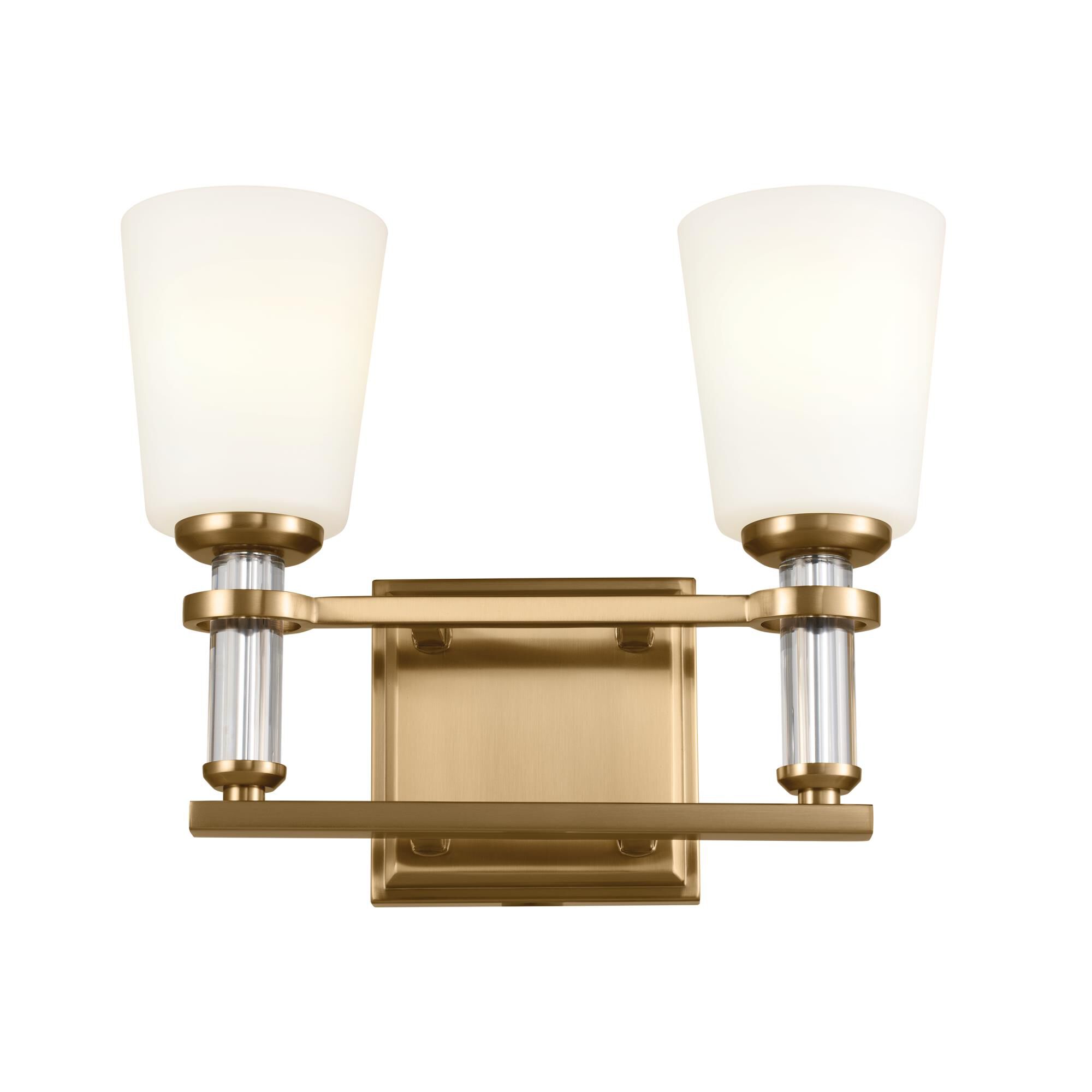 Rosalind 14 Inch 2 Light Bath Vanity Light by Kichler Lighting