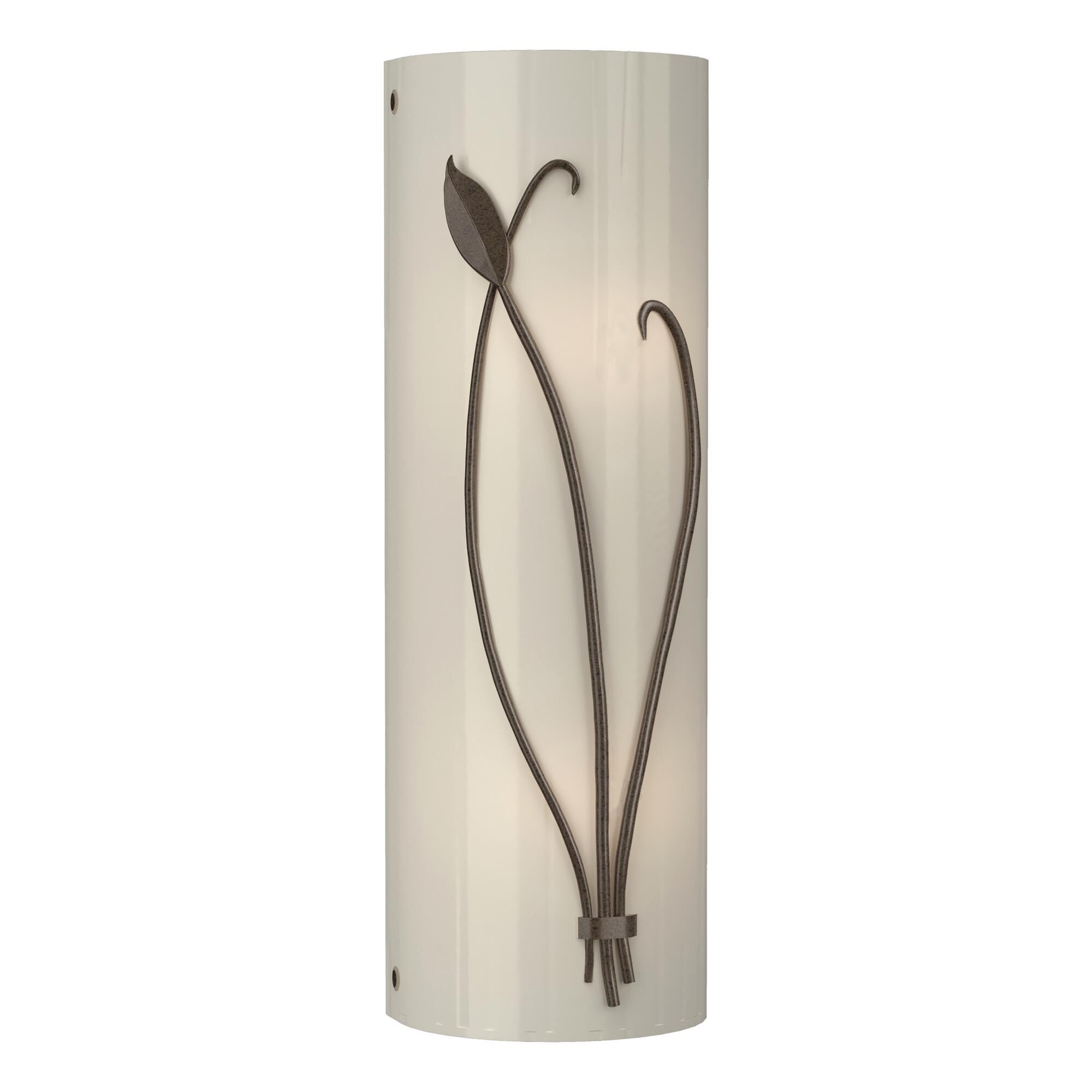Forged Leaves 17 Inch 2 Light Wall Sconce,