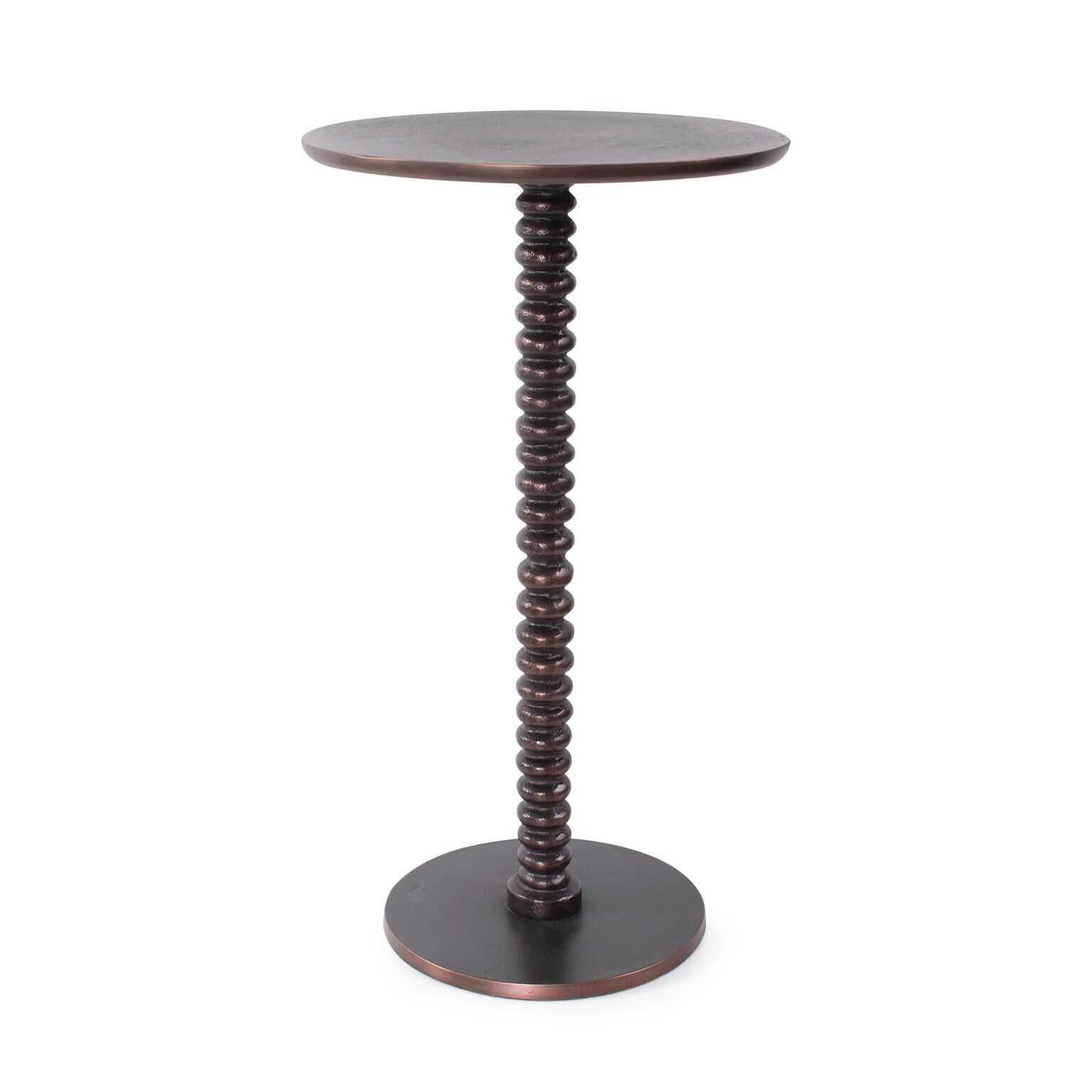Brancusi Cast Accent Table by Howard Elliott Collection