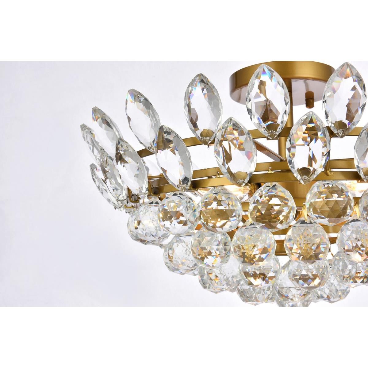 Emilia 18 Inch 5 Light Flush Mount by Elegant Lighting