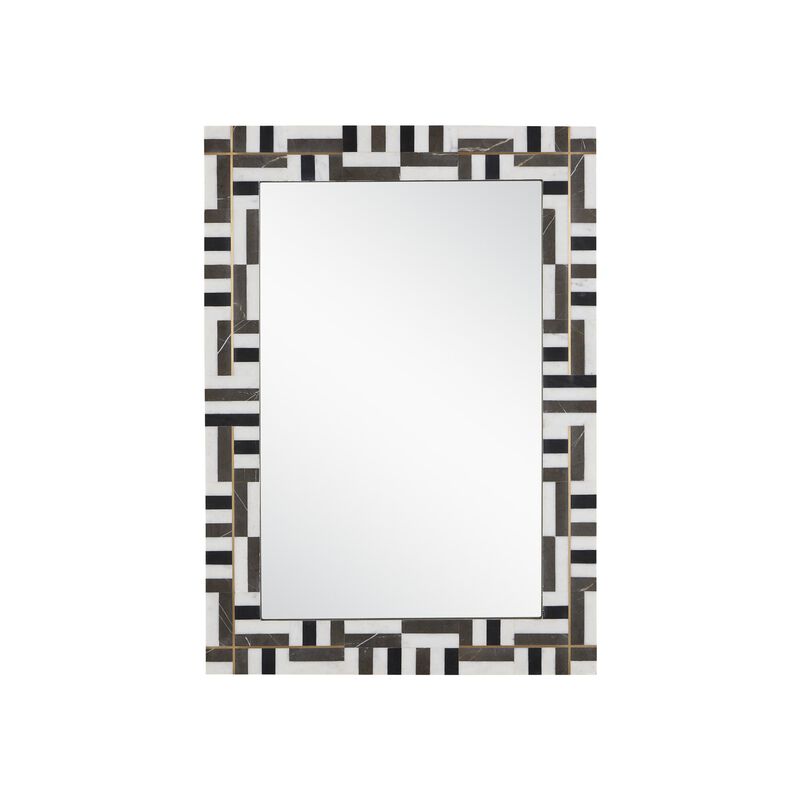 Gentry Rectangular Mirror Decorative Mirrors by Currey and Company