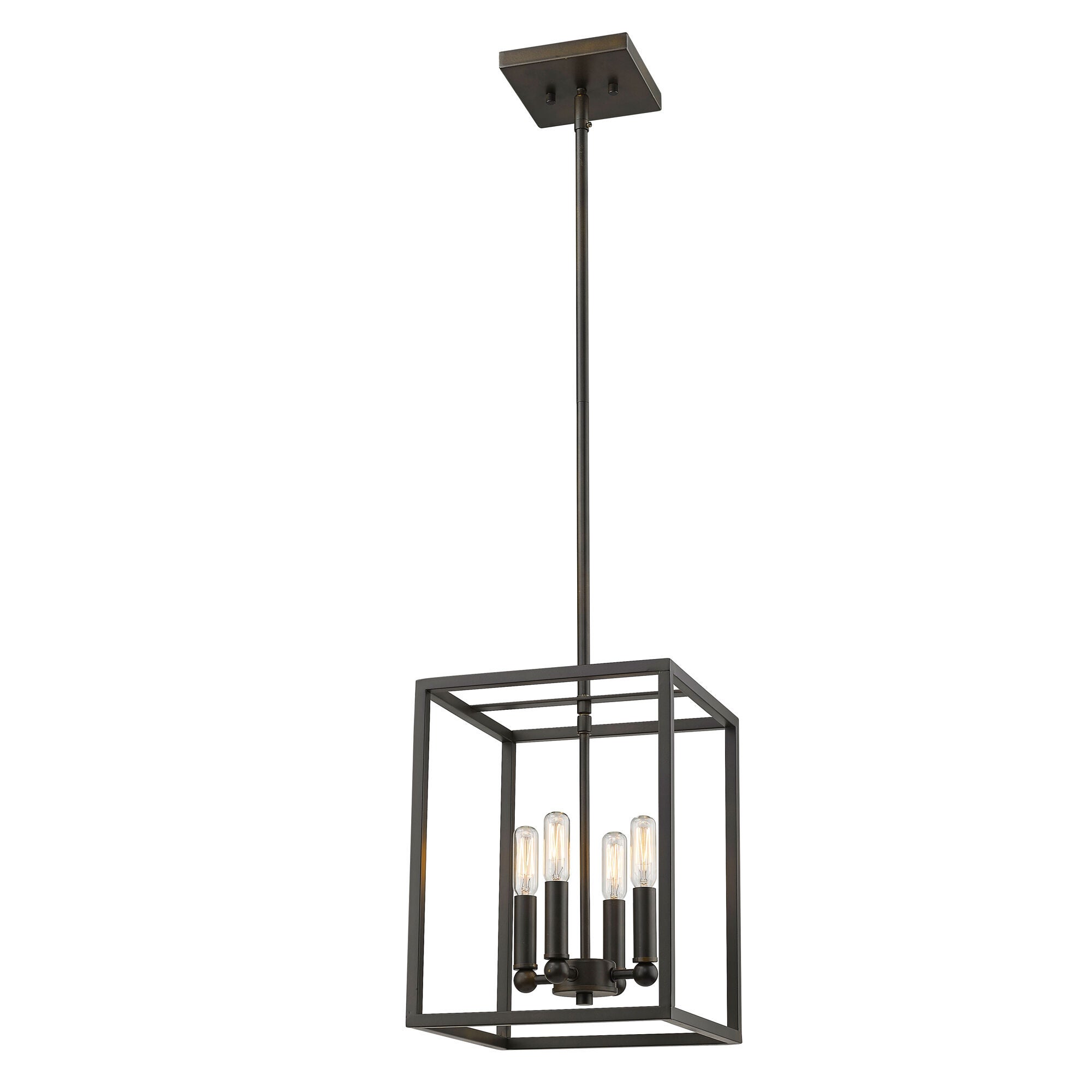 Shown in Oil-Rubbed Bronze finish and -- glass and -- shade