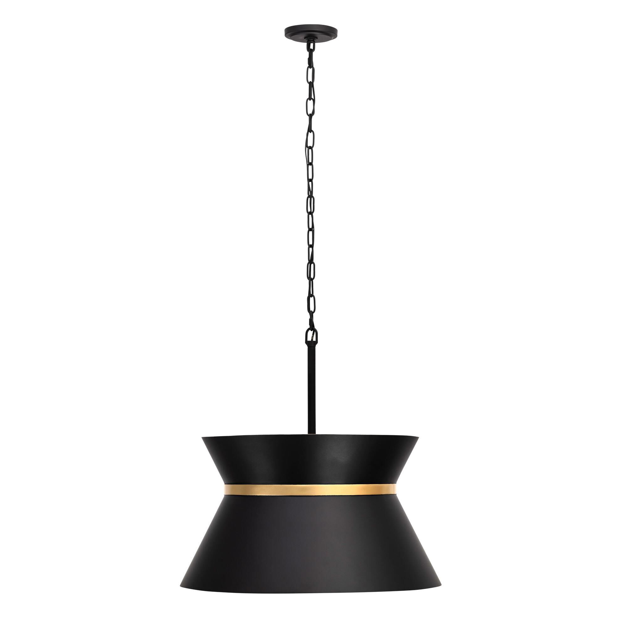 Shown in Matte Black/French Gold finish