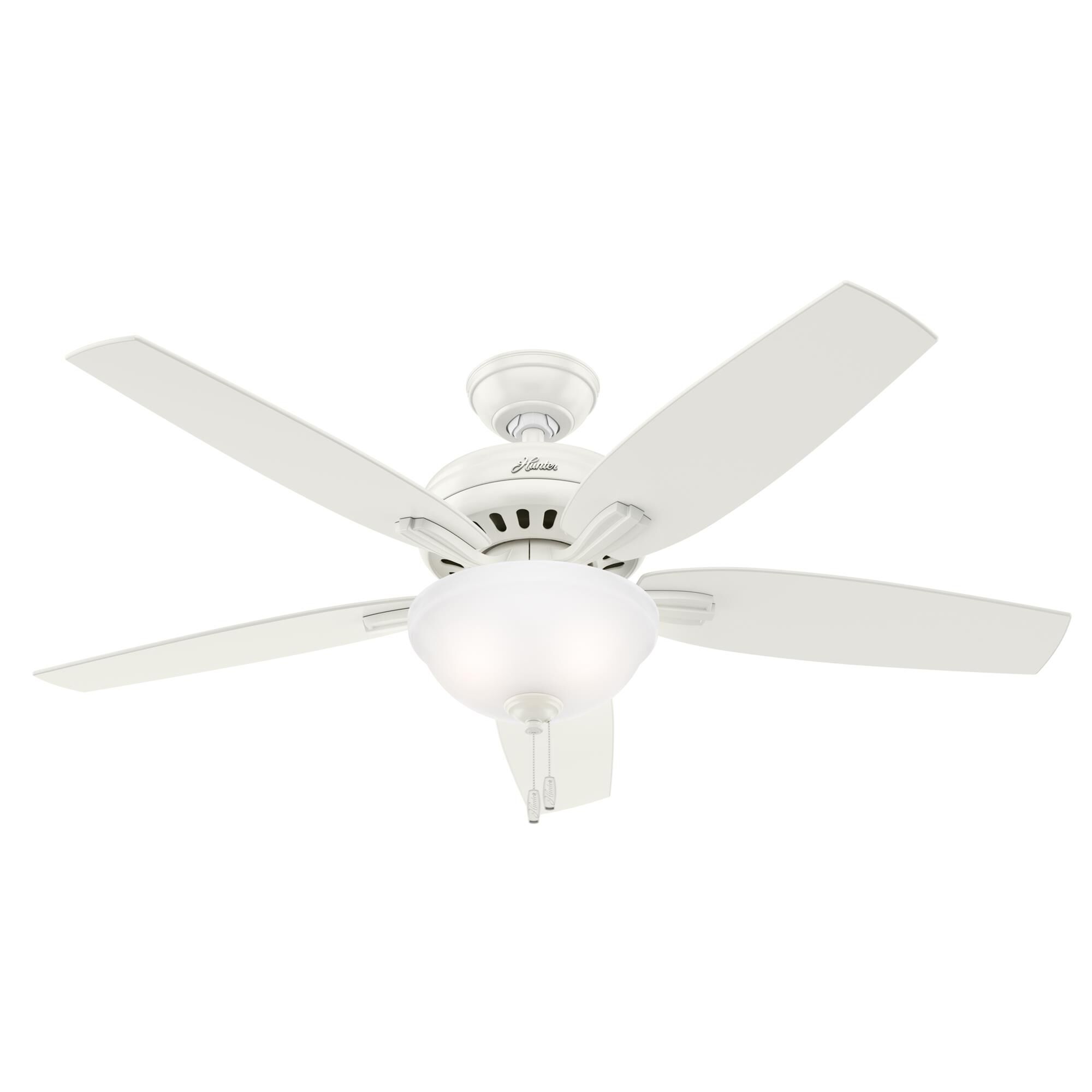 Shown in Fresh White finish and Clear Frosted glass
