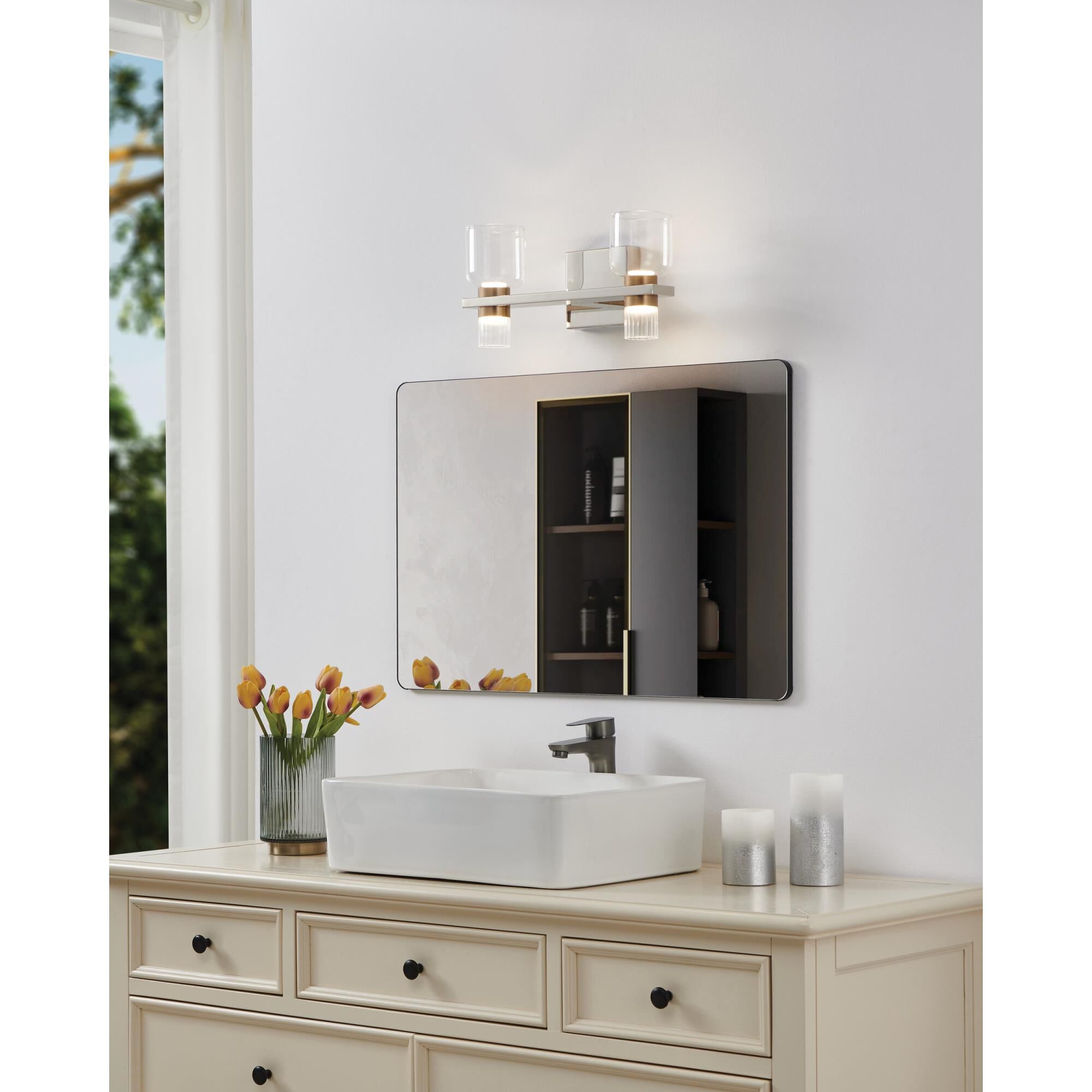 Amelia 15 Inch Bath Vanity Light by Eglo Lighting
