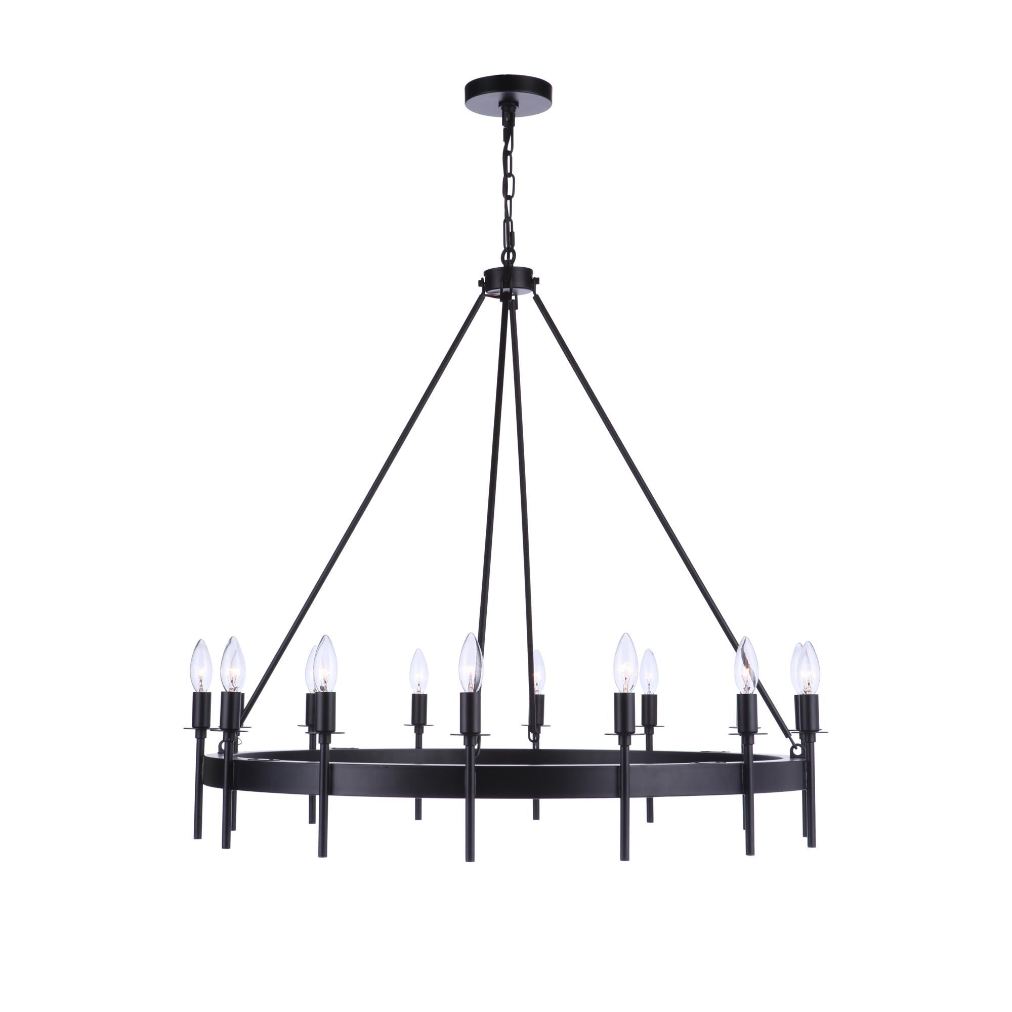 Shown in Flat Black finish