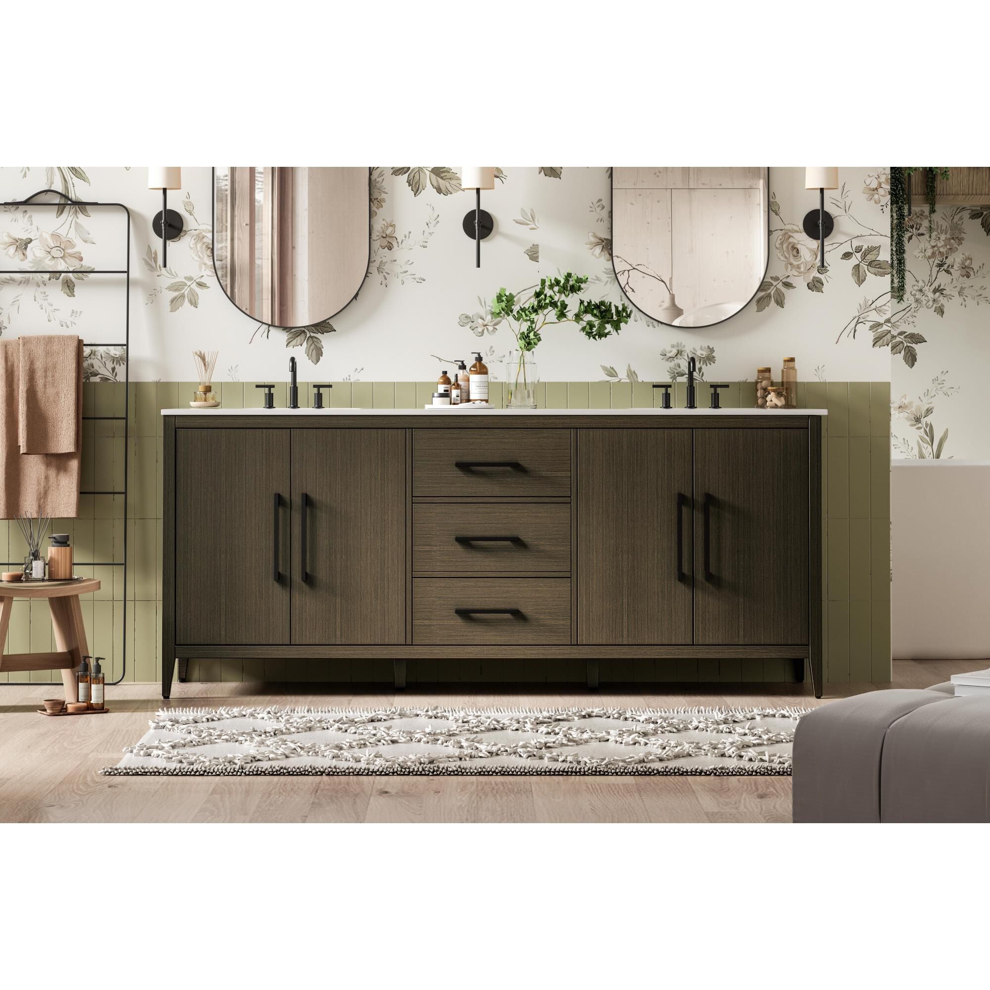 Millie 84 Inch Bath Vanity by Elegant Dcor