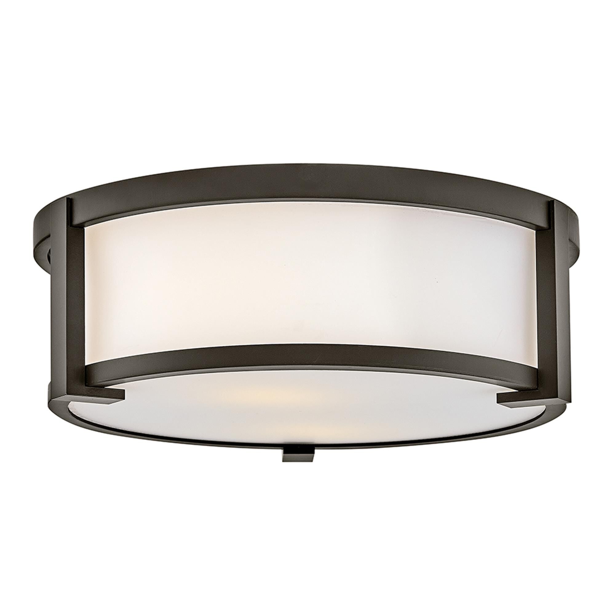 Lowell 13 Inch 2 Light Outdoor Flush Mount,