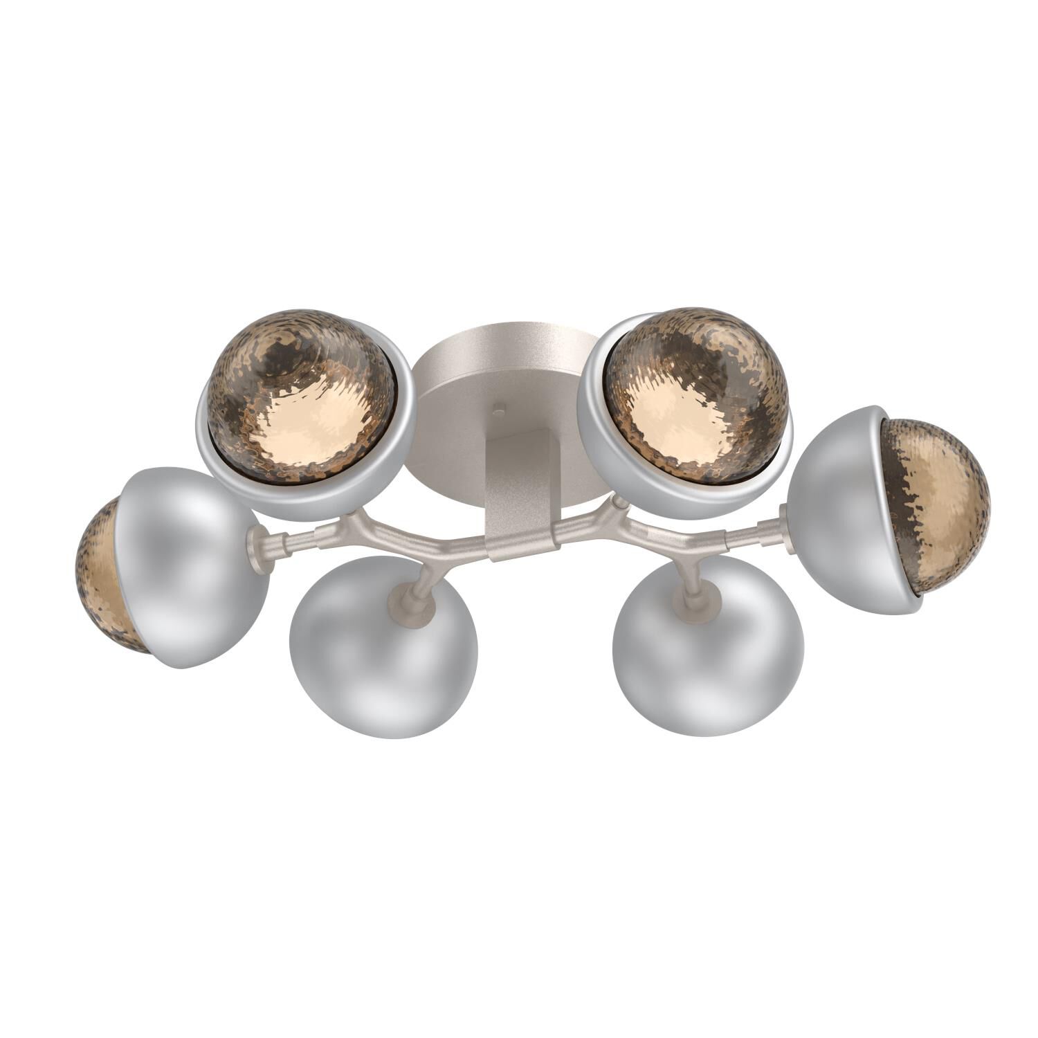 Shown in Beige Silver finish and Bronze glass and Classic Silver accent