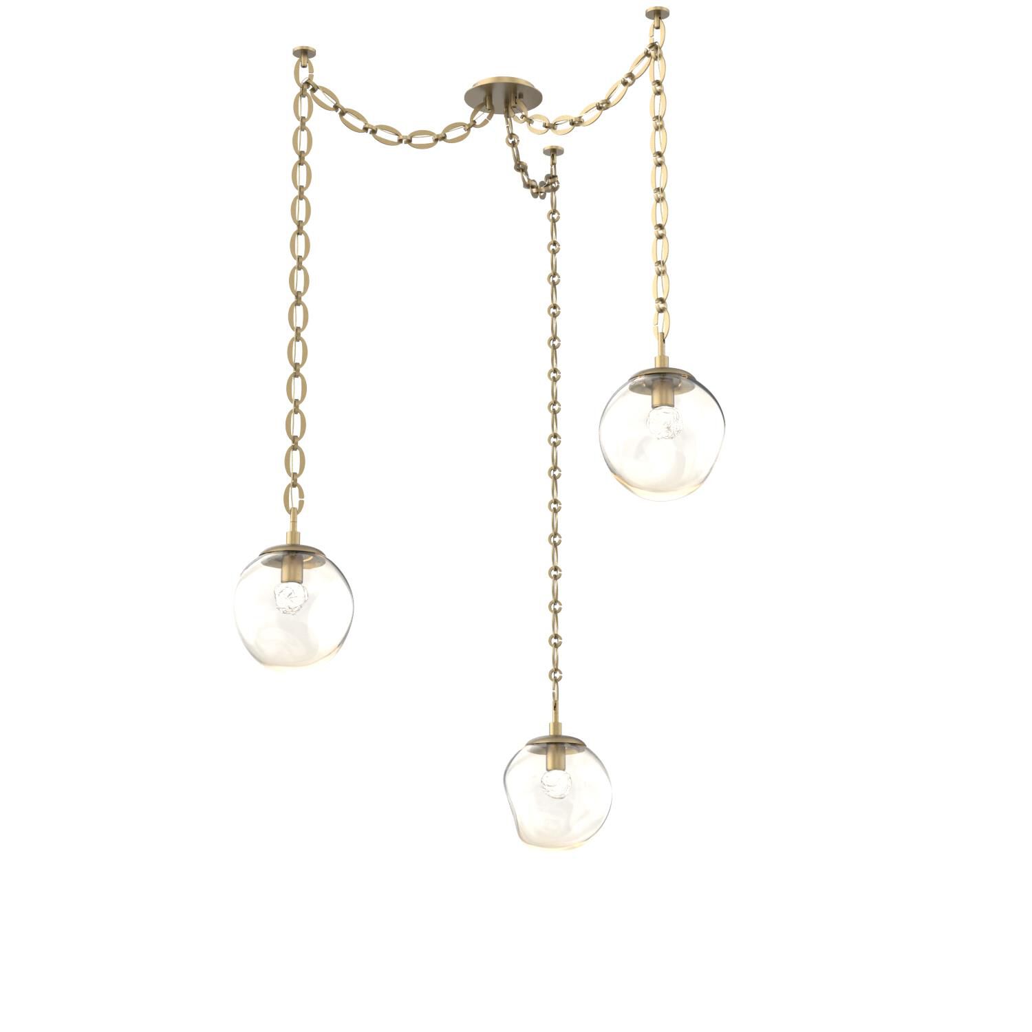 Levi Wilson Aster 19 Inch Multi Pendant Light by Hammerton Studio