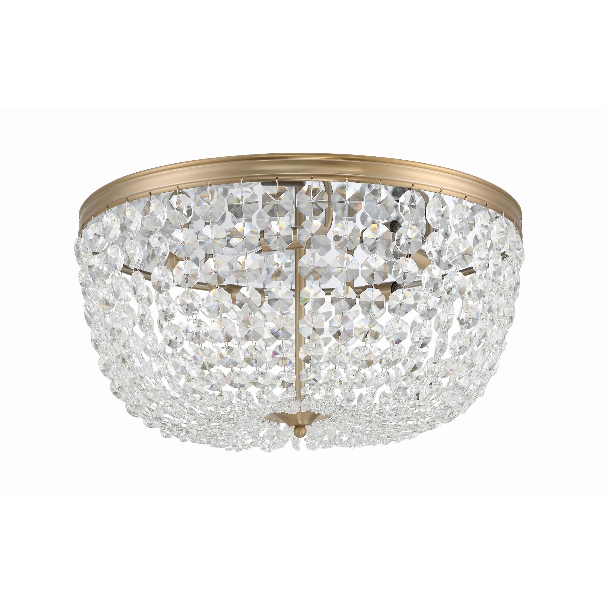 Nola 20 Inch 5 Light Flush Mount by Crystorama
