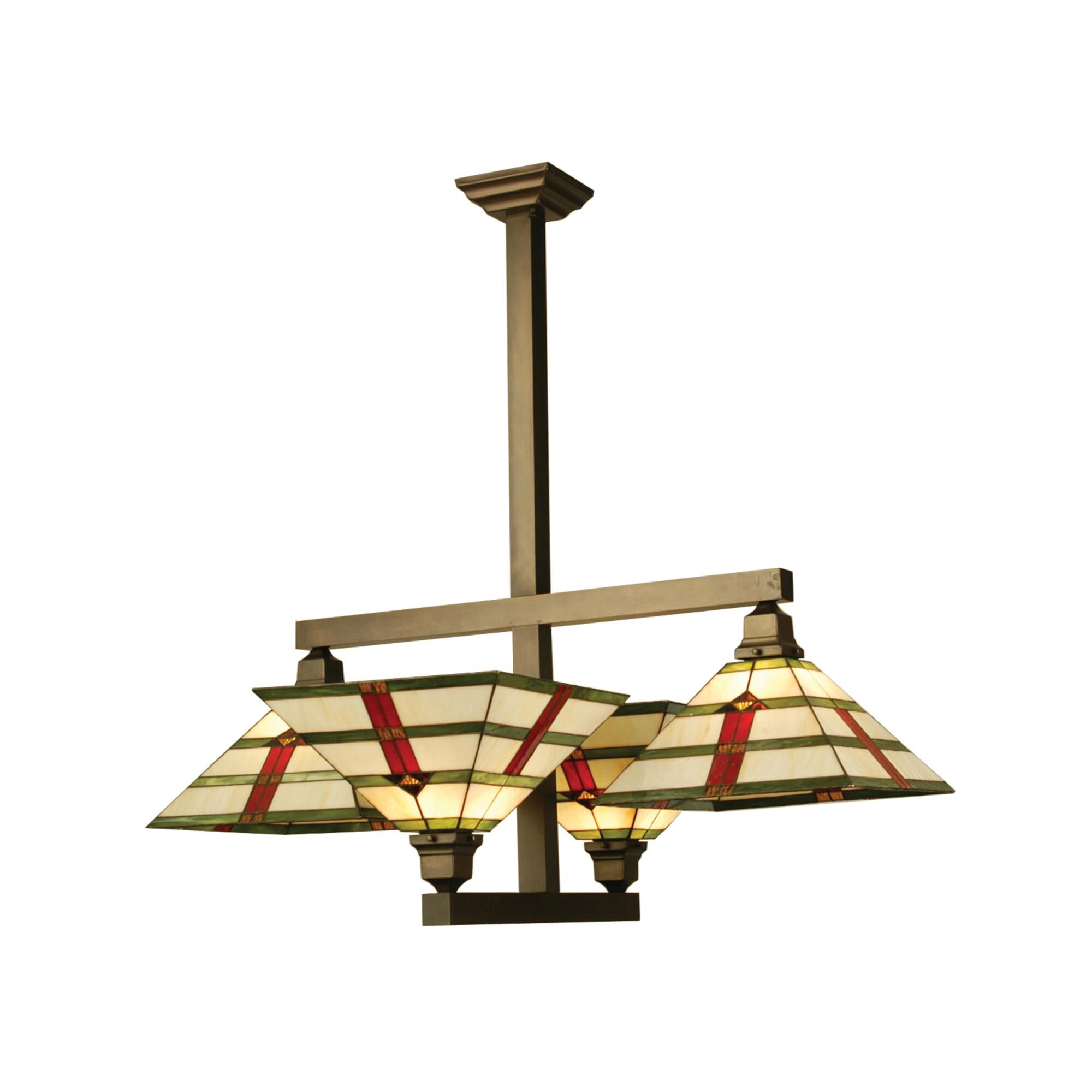 Prairie Arrowhead 38 Inch 4 Light Semi Flush Mount by Meyda Lighting