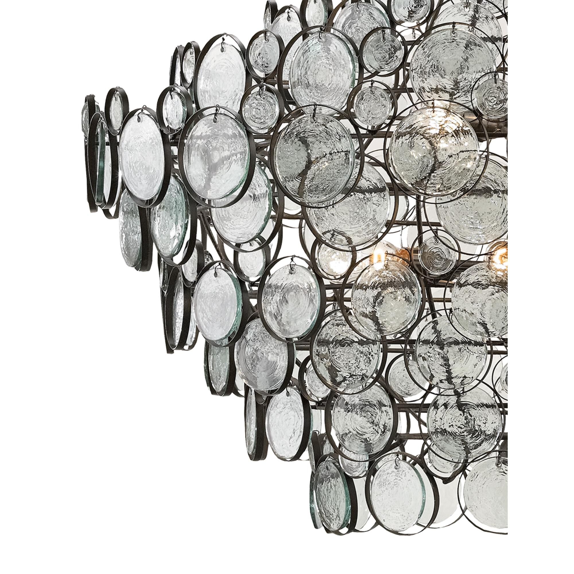Galahad 43 Inch 12 Light Chandelier by Currey and Company