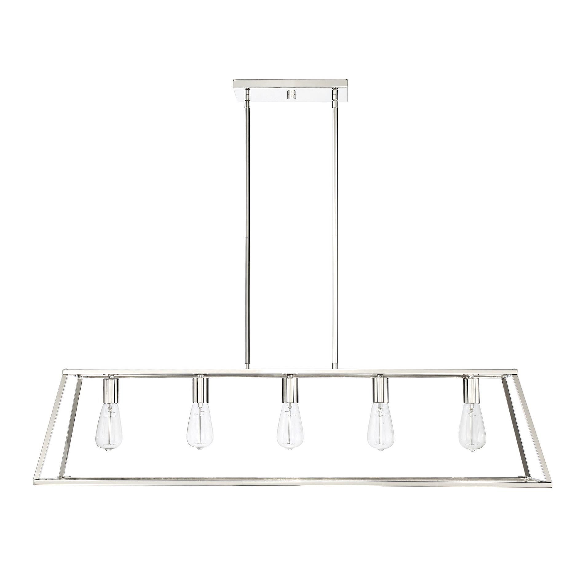 Denton 45 Inch 5 Light Linear Suspension Light by Savoy House