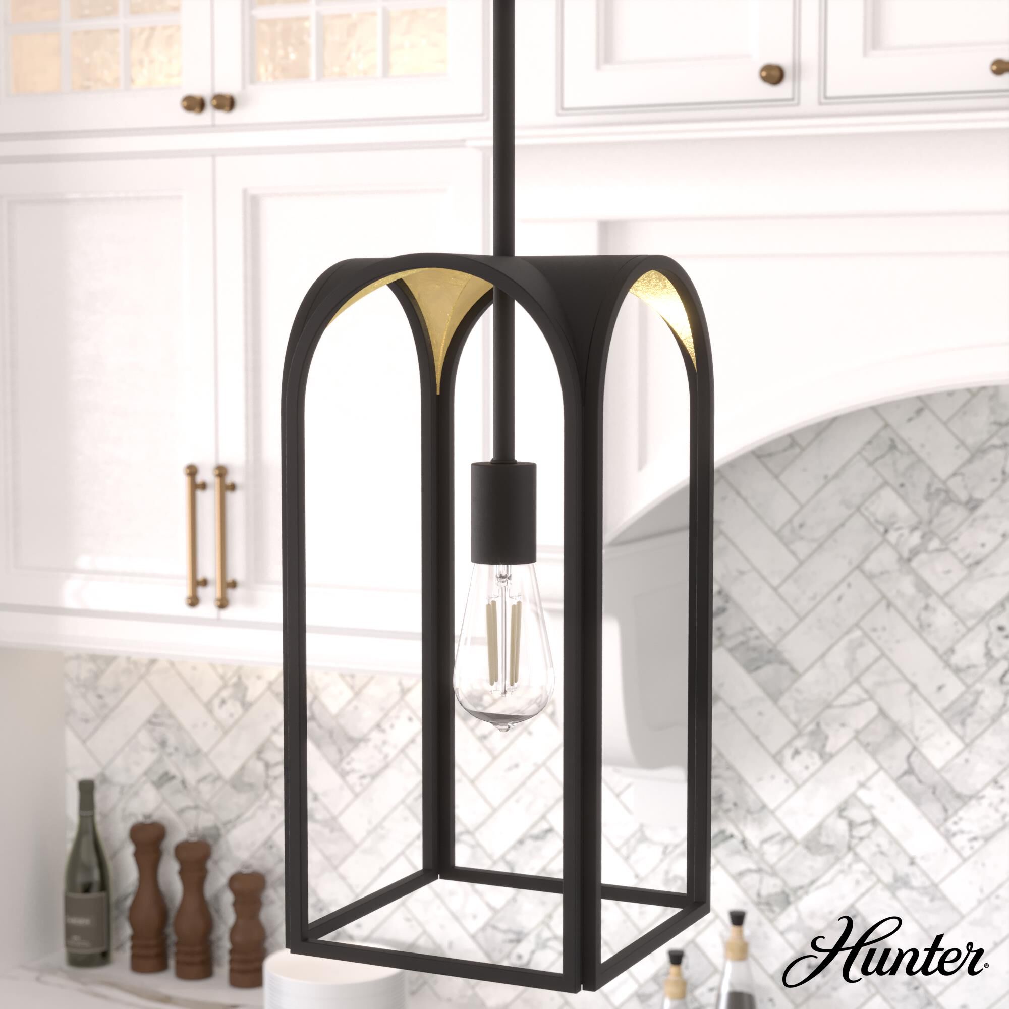 Xidane 19 Inch 3 Light Mini Chandelier by Hunter Fan