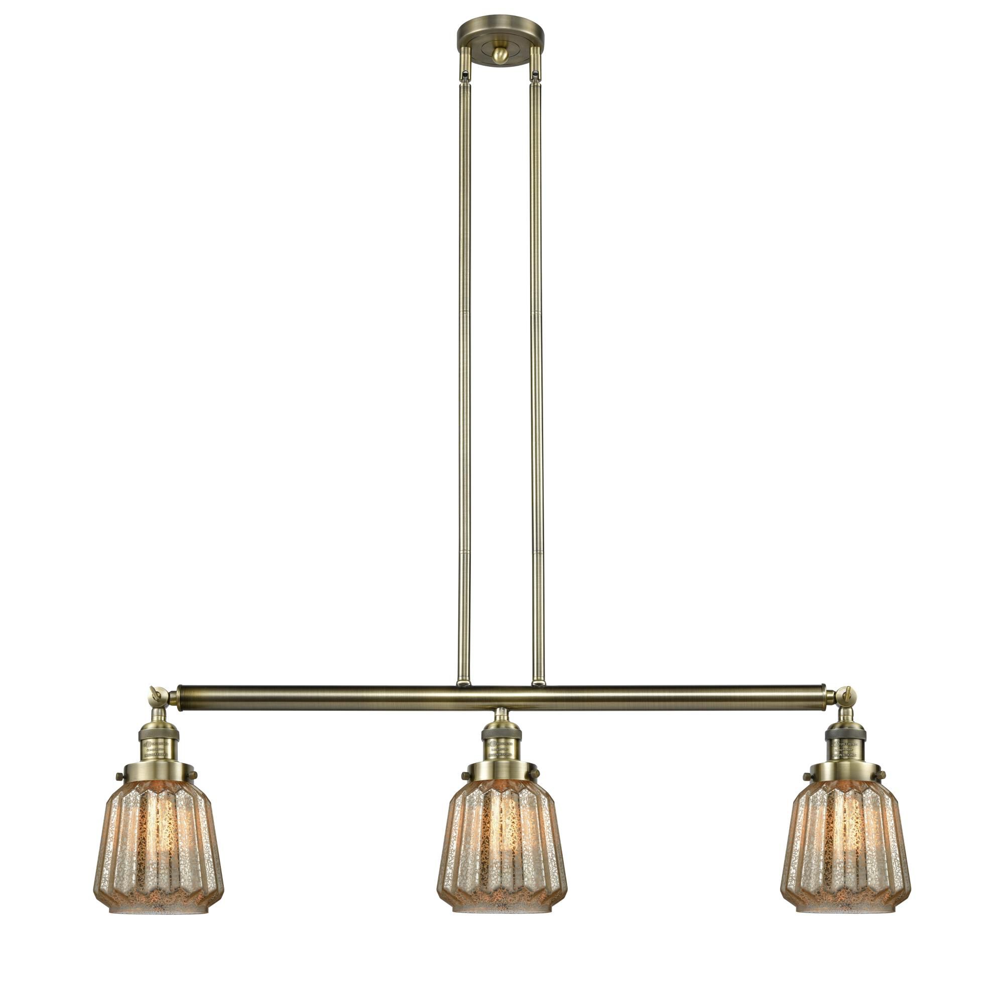 Bruno Marashlian Chatham 36 Inch 3 Light Linear Suspension Light by Innovations Lighting