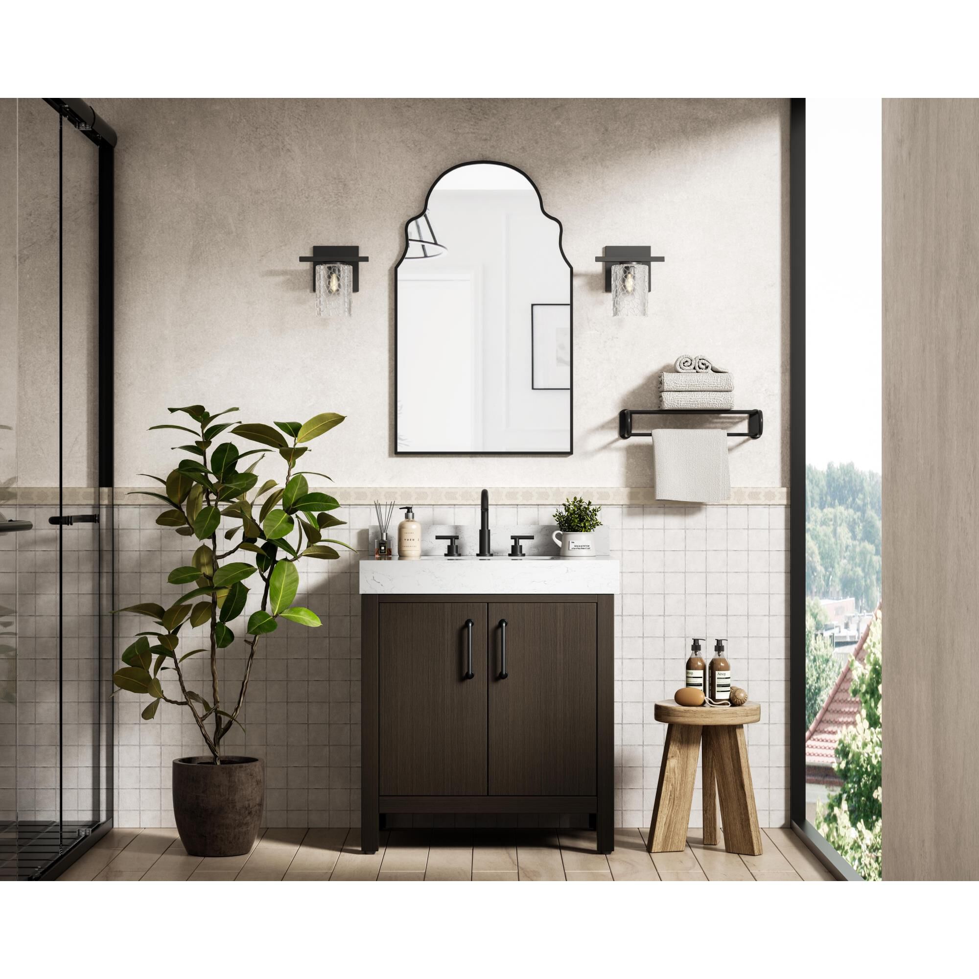 Nathan 30 Inch Bath Vanity by Elegant Dcor