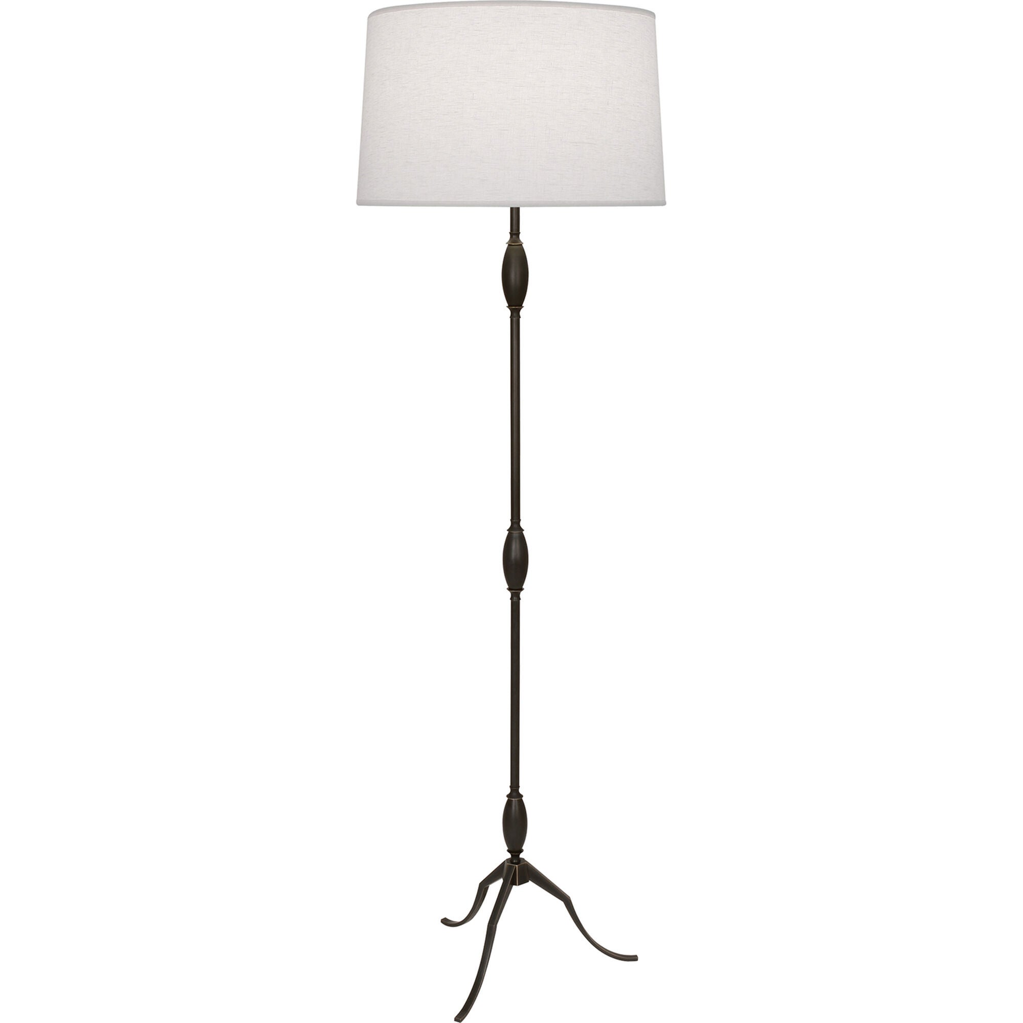 Shown in Deep Patina Bronze finish and Off White shade