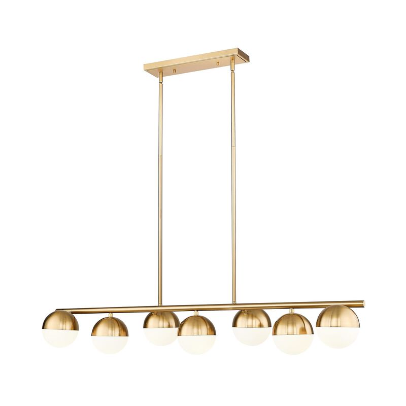 Realm Sphere 54 Inch Linear Suspension Light by Z Lite