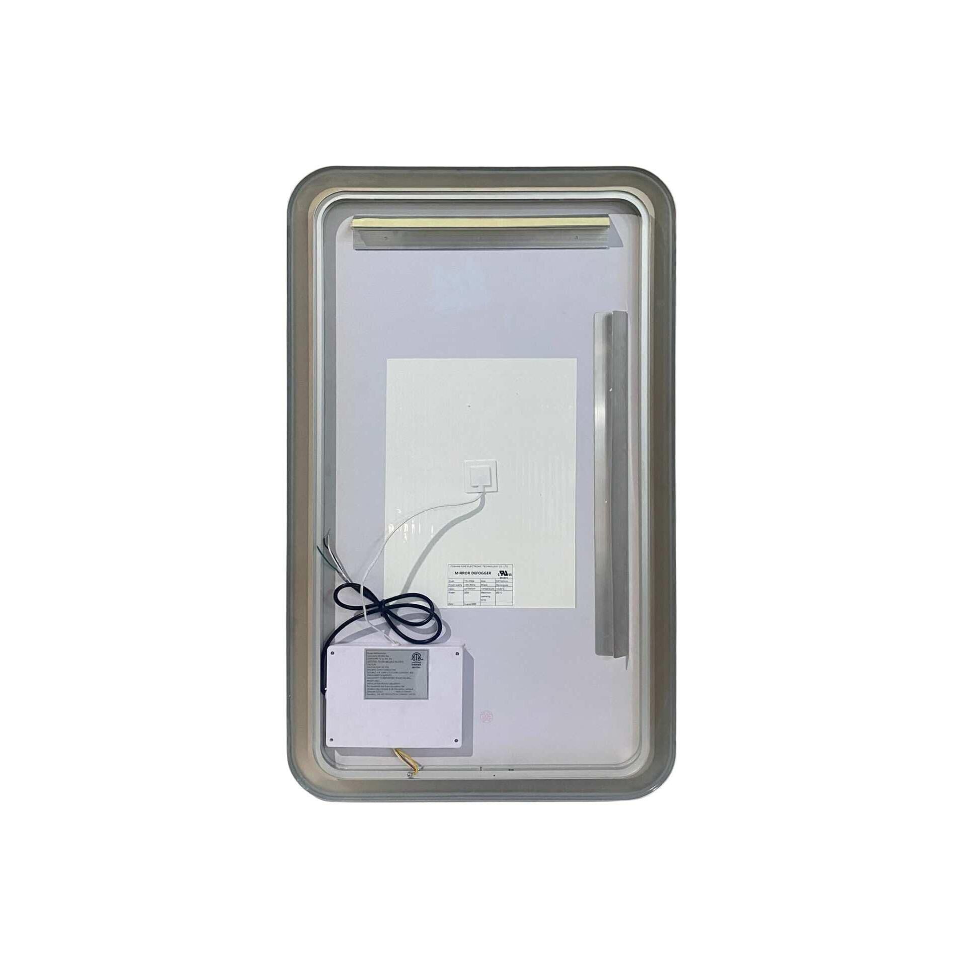 Harmoni 40 Inch Rectangular LED Lighted Mirror by Elegant Decor
