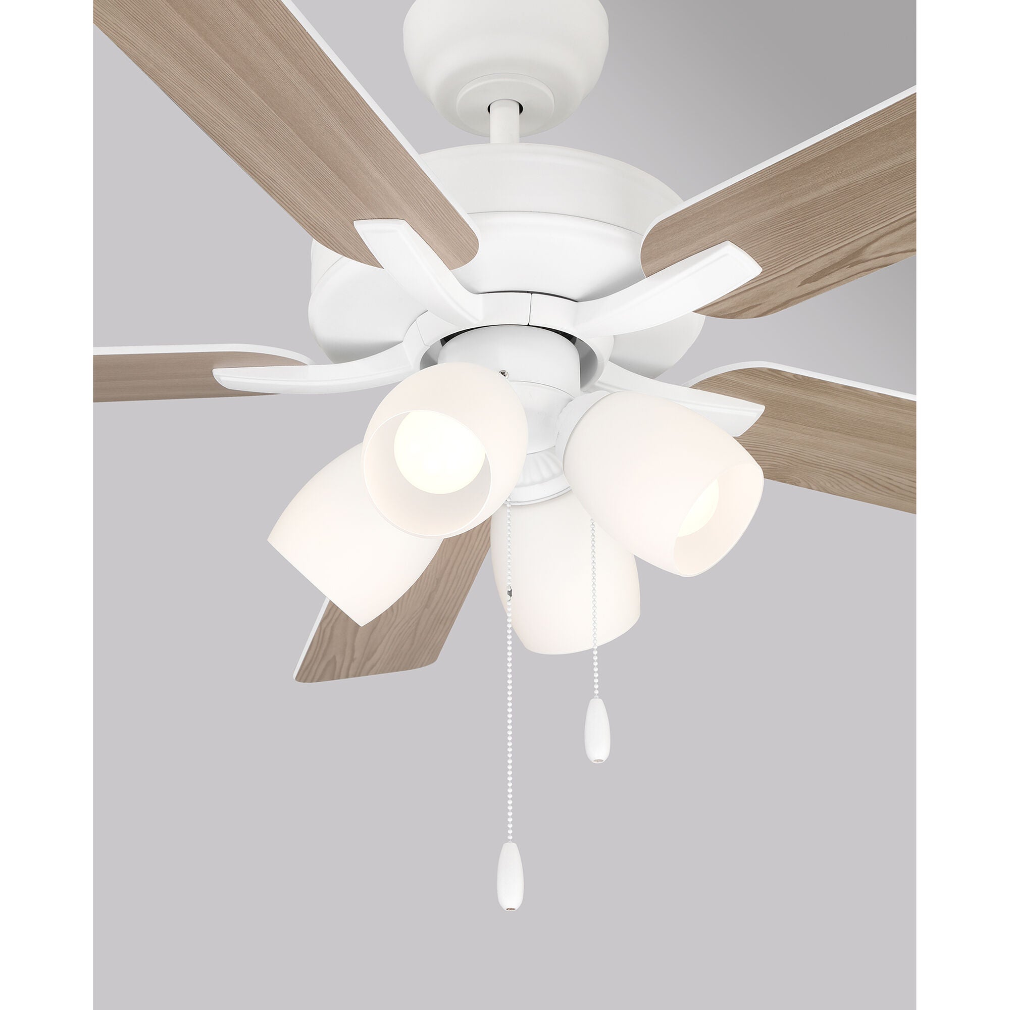 52 Inch Ceiling Fan with Light Kit,