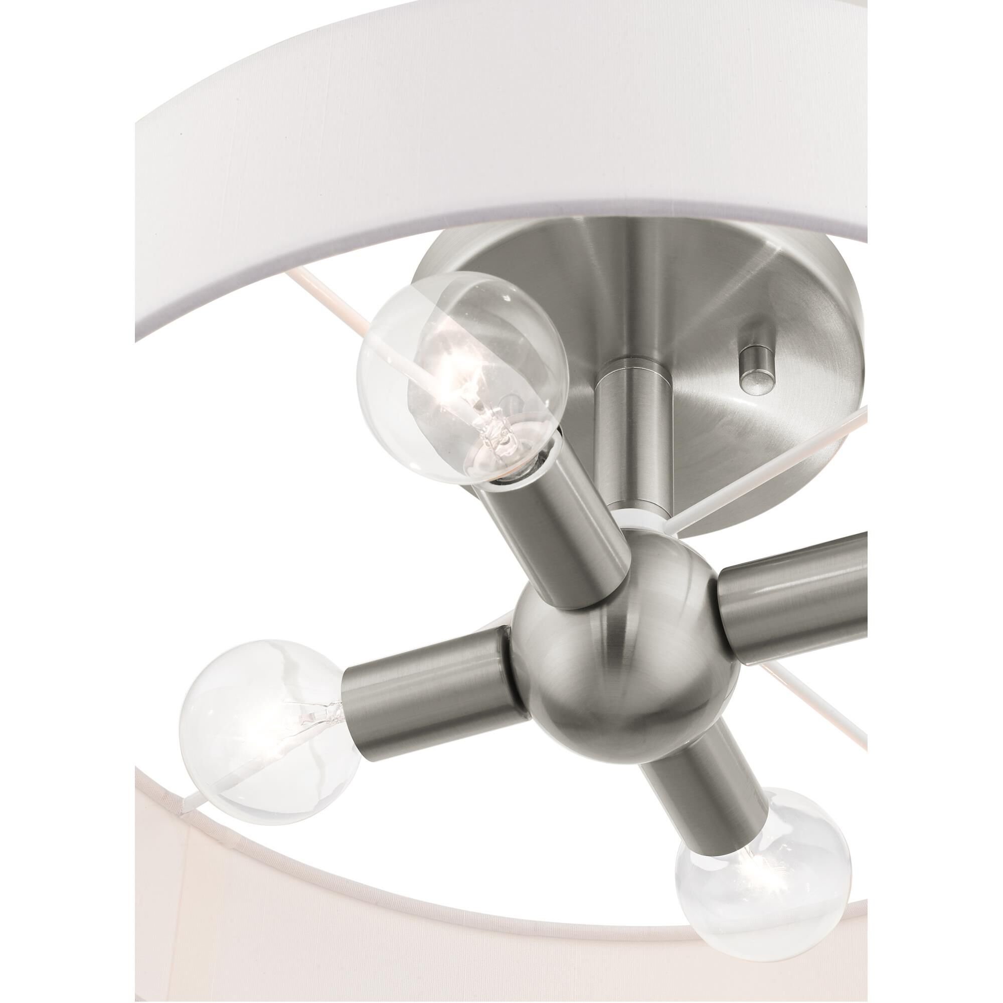 Venlo 14 Inch 4 Light Semi Flush Mount by Livex Lighting