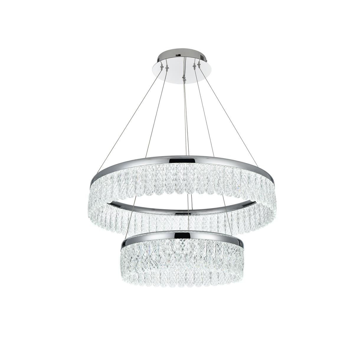 Rune 24 Inch Chandelier by Elegant Lighting