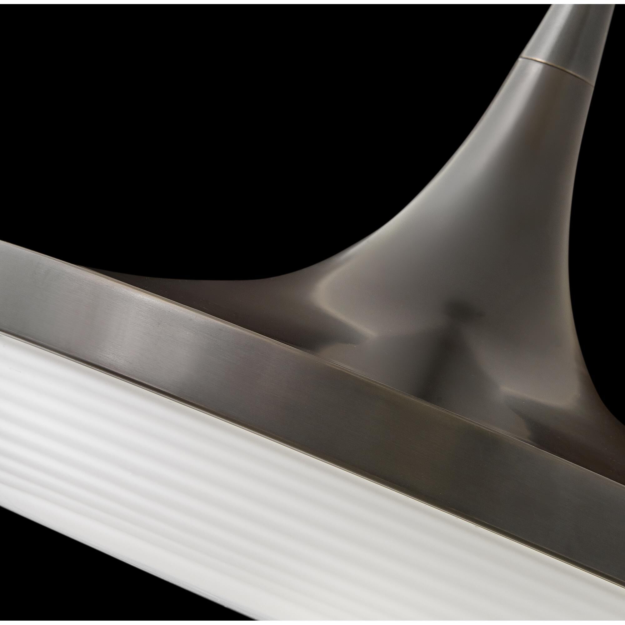 Shown in Black Oxide finish and Cased Opal glass