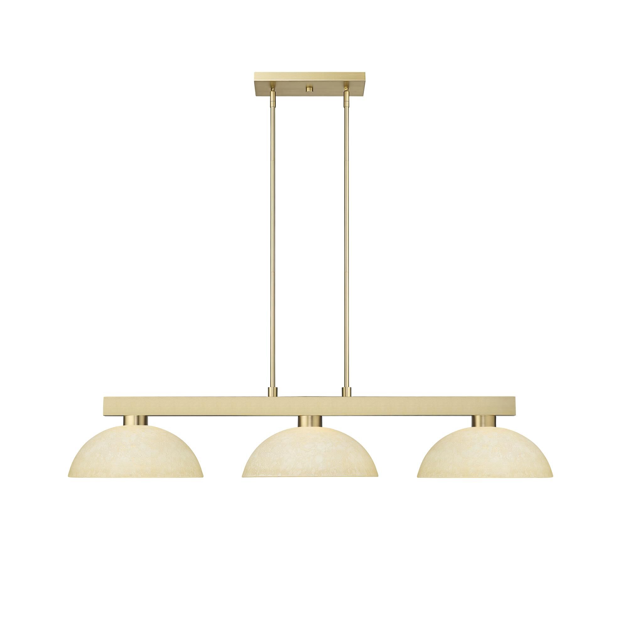 Shown in Modern Gold finish and Golden Mottle glass and Golden Mottle shade
