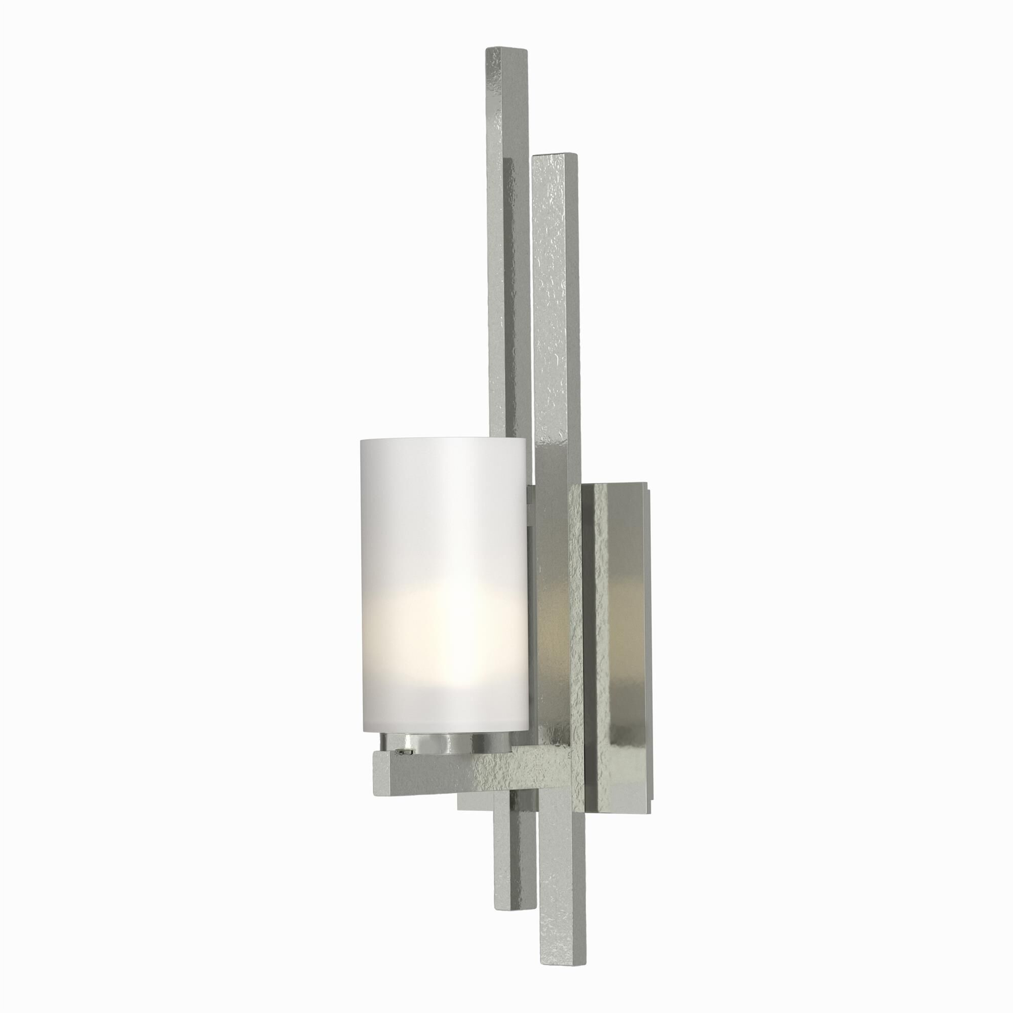 Shown in Sterling finish and Opal glass