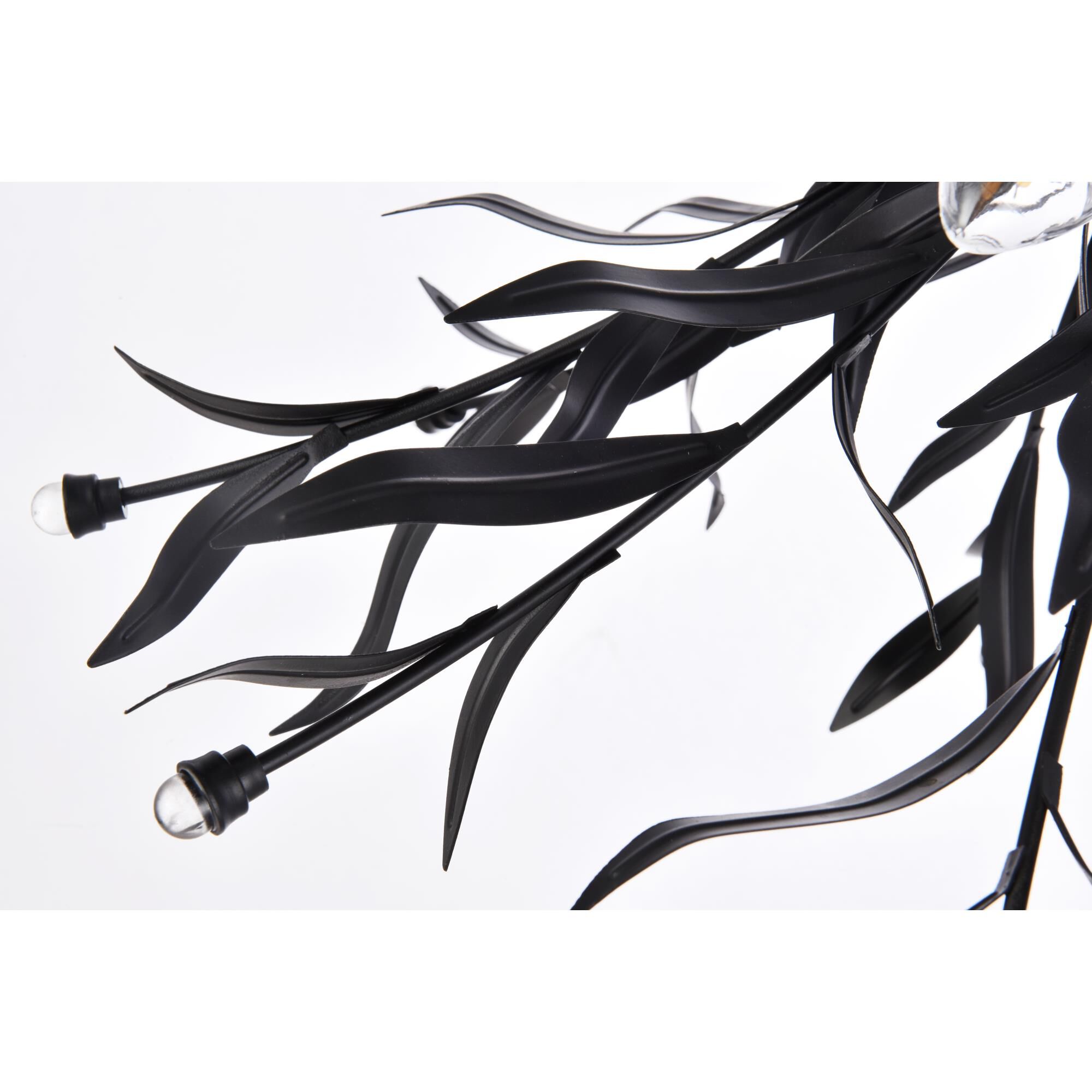 Shown in Black finish and Clear Royal Cut crystal