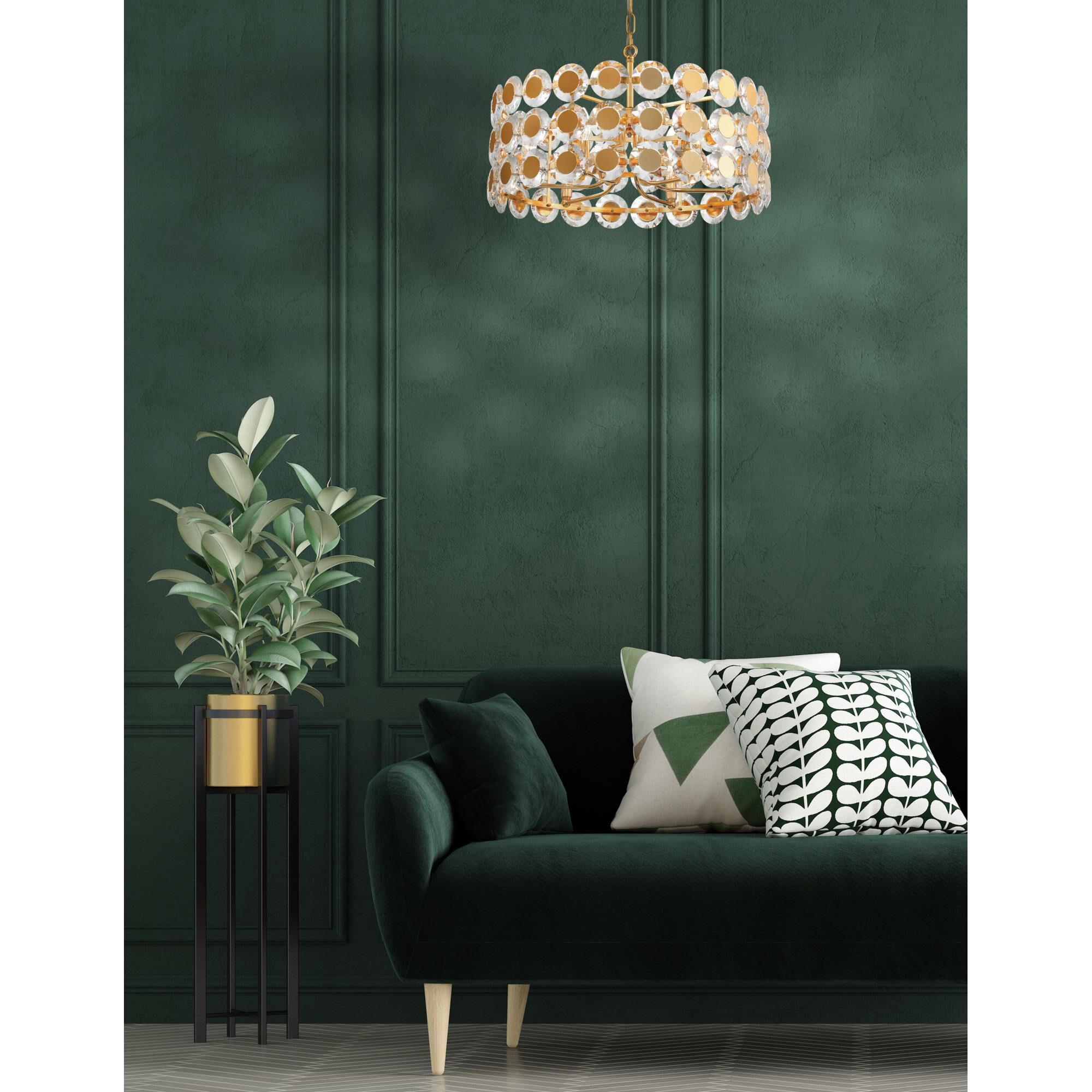 Perrene Large Pendant by Eurofase Lighting