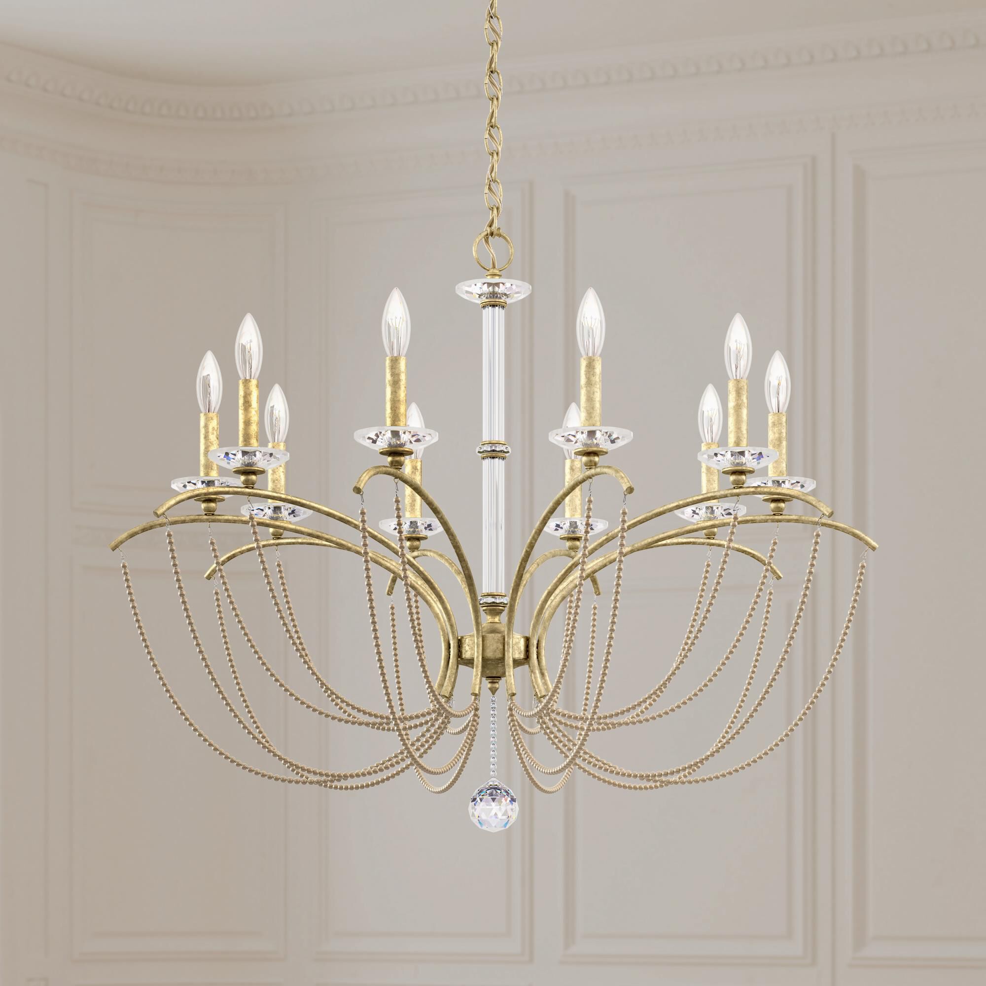 Priscilla 10 Light Chandelier by Schonbek
