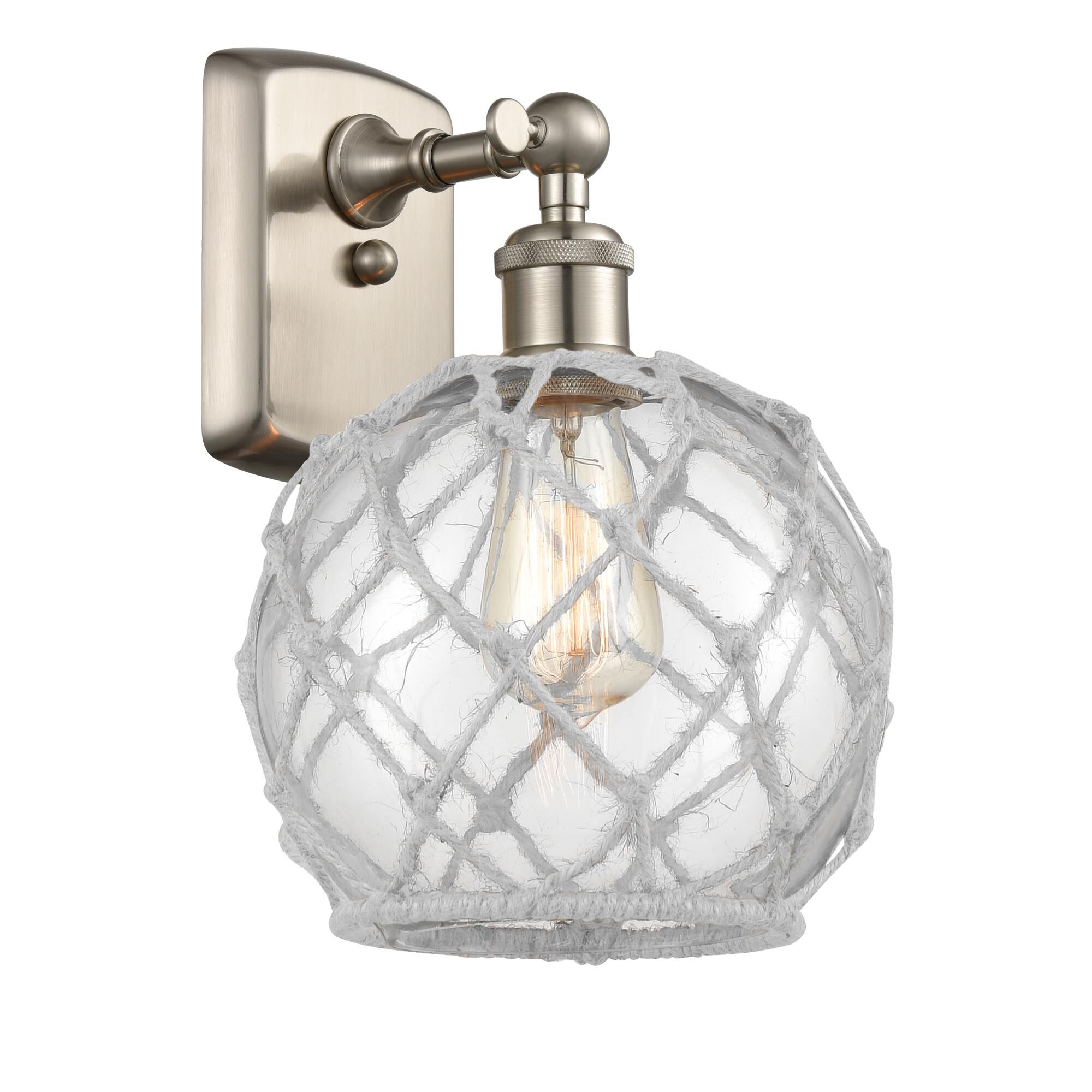 Bruno Marashlian Farmhouse Rope 13 Inch Wall Sconce by Innovations Lighting