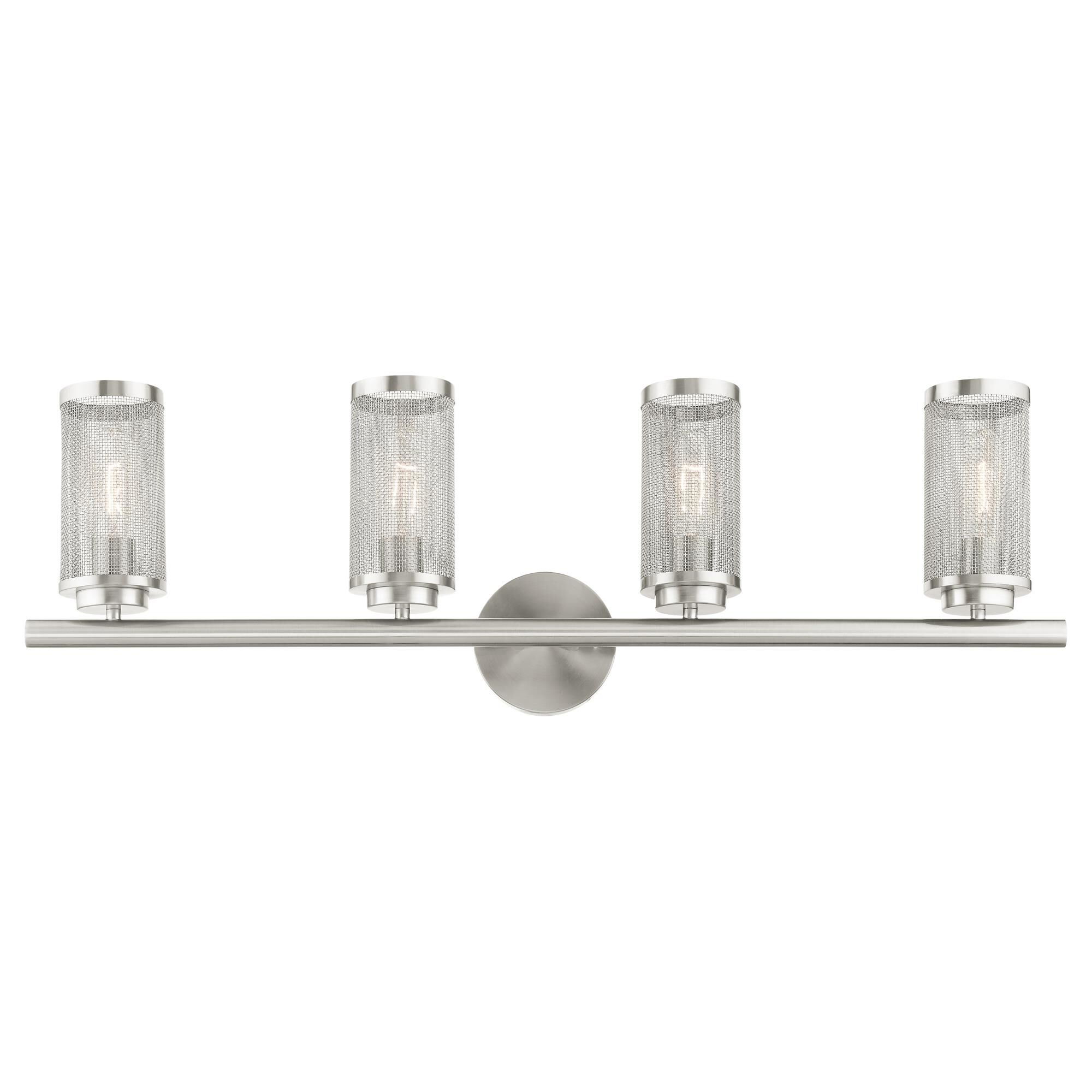 Industro 35 Inch 4 Light Bath Vanity Light by Livex Lighting