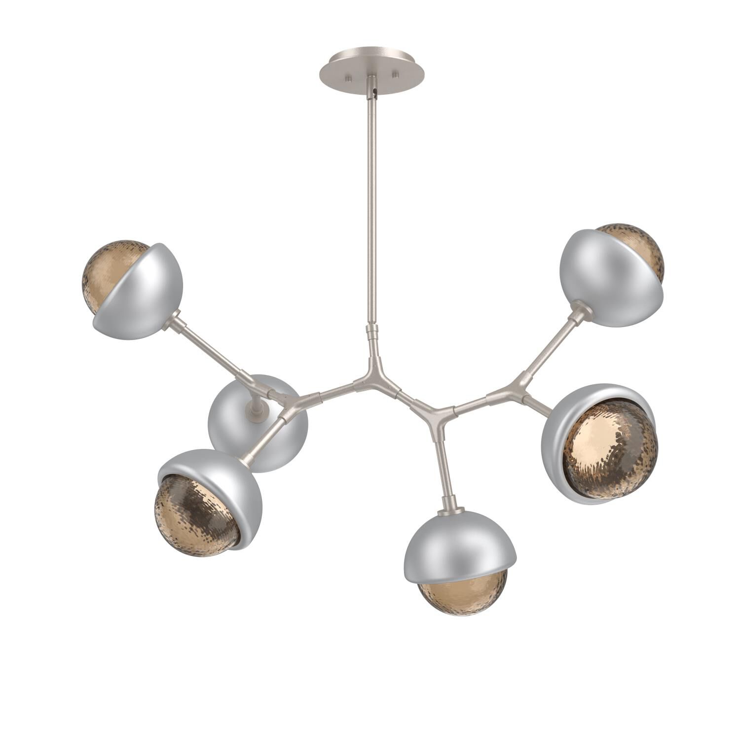 Levi Wilson Cabochon 31 Inch Linear Suspension Light by Hammerton Studio