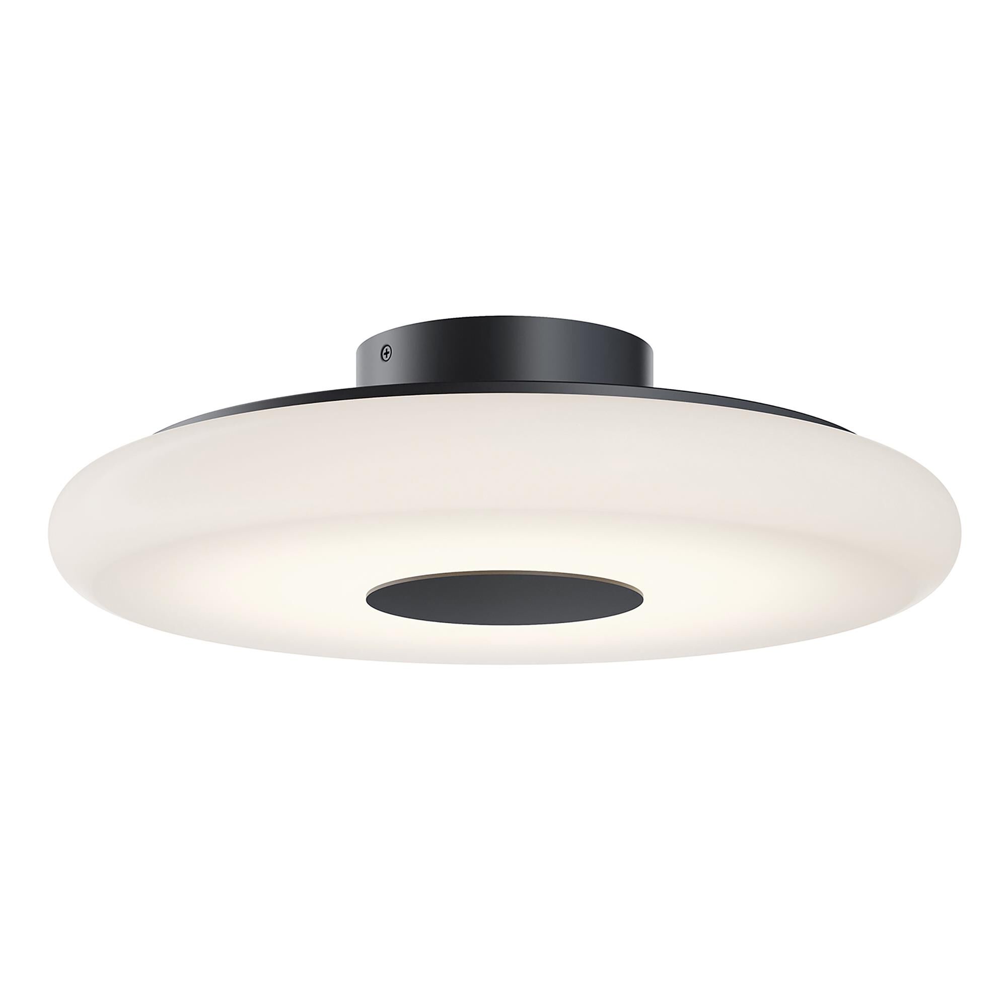 Shown in Black finish and White shade