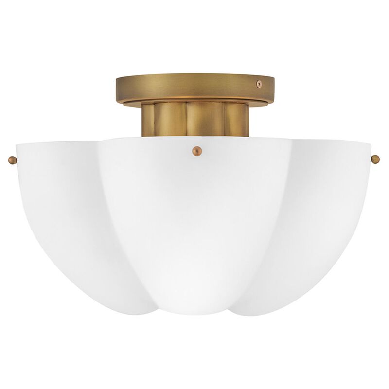 Becca 14 Inch 4 Light Semi Flush Mount by Hinkley