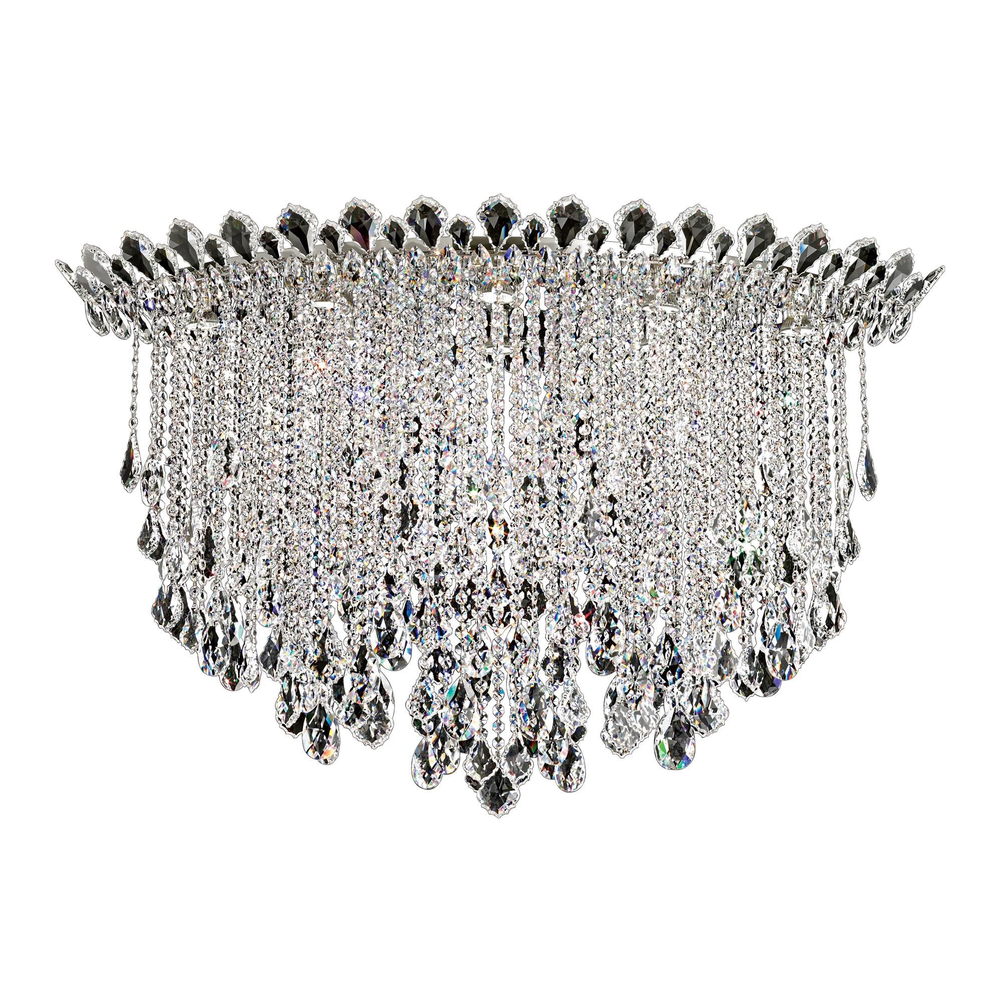 Shown in Polished Stainless Steel finish and Clear Radiance crystal