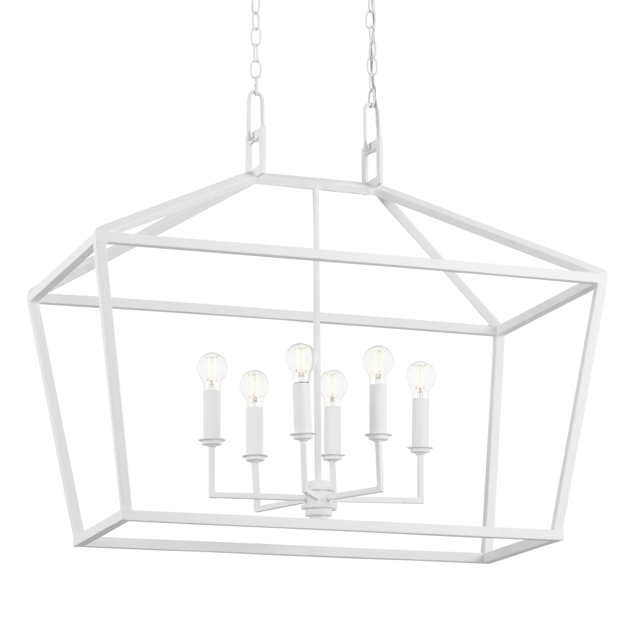 Denison 40 Inch Cage Pendant by Currey and Company