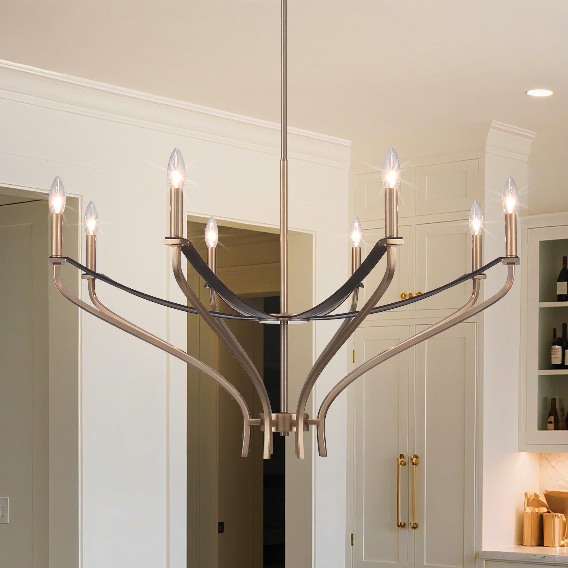 Sussex 37 Inch Chandelier by Eglo Lighting