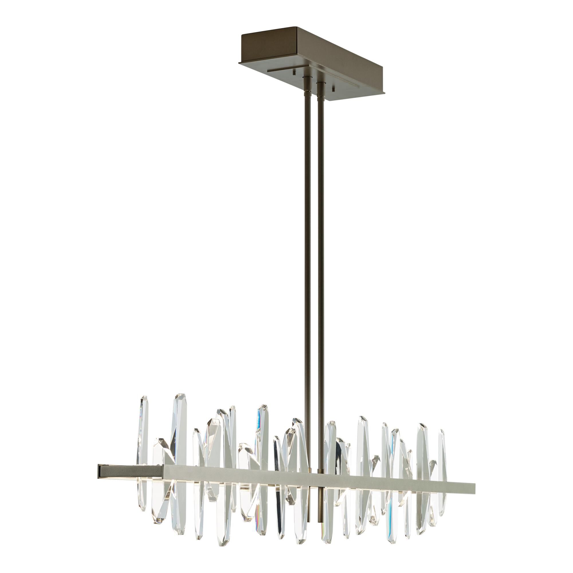 Shown in Soft Gold finish and Clear accent