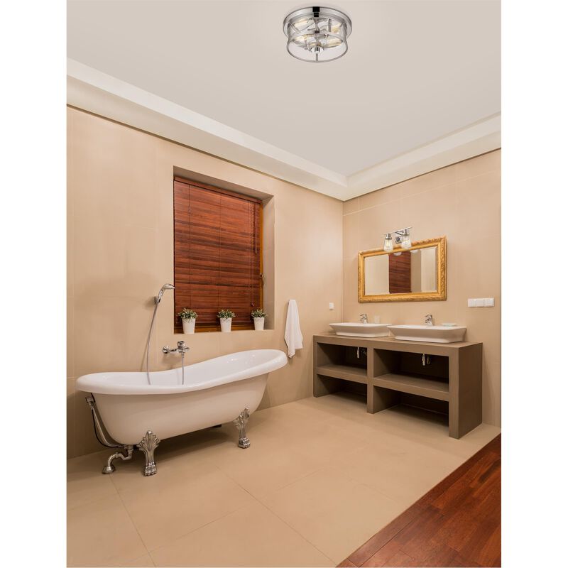 Savannah 11 Inch 2 Light Flush Mount by Z-Lite