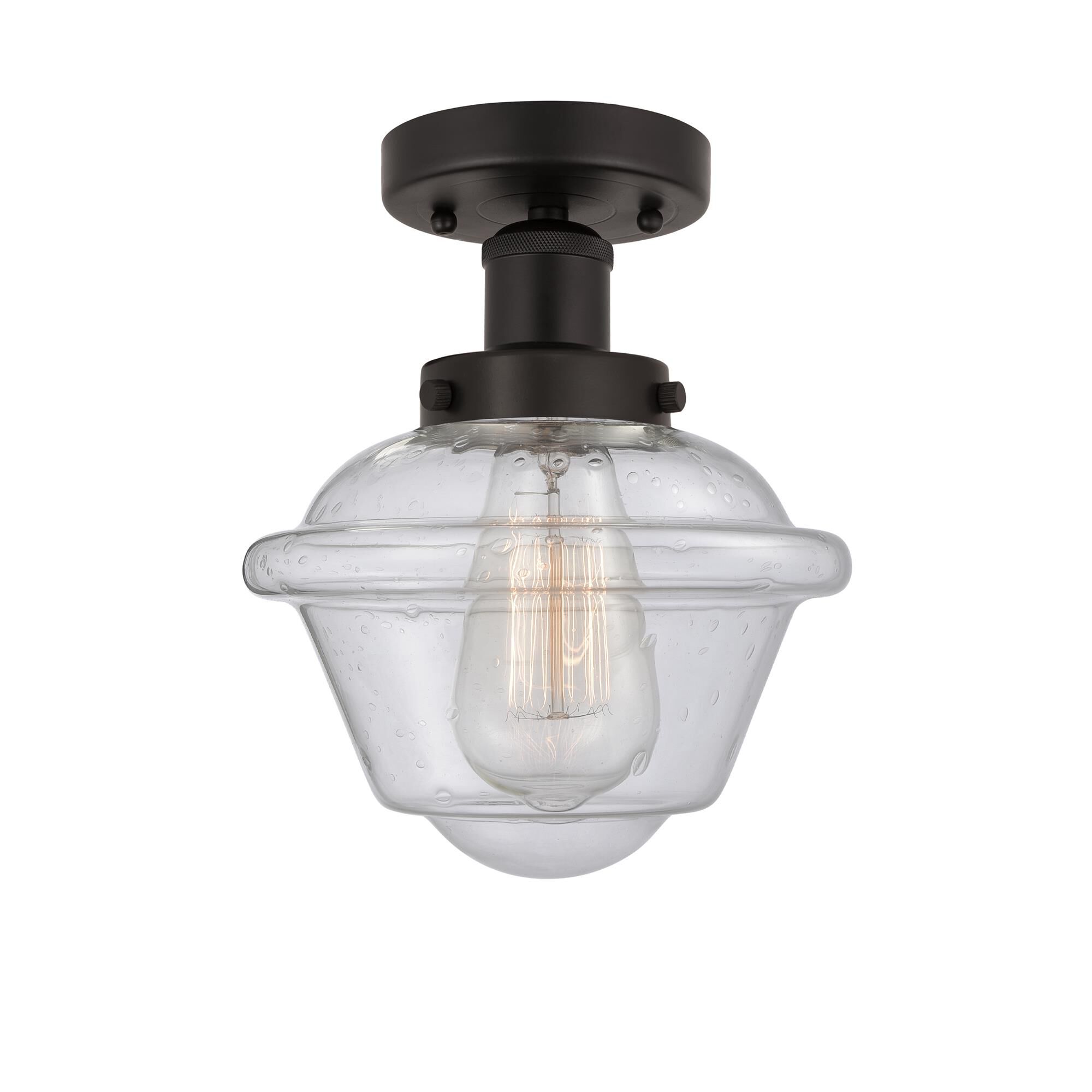 Shown in Oil Rubbed Bronze, Mercury finish and Mercury glass and Mercury Glass shade