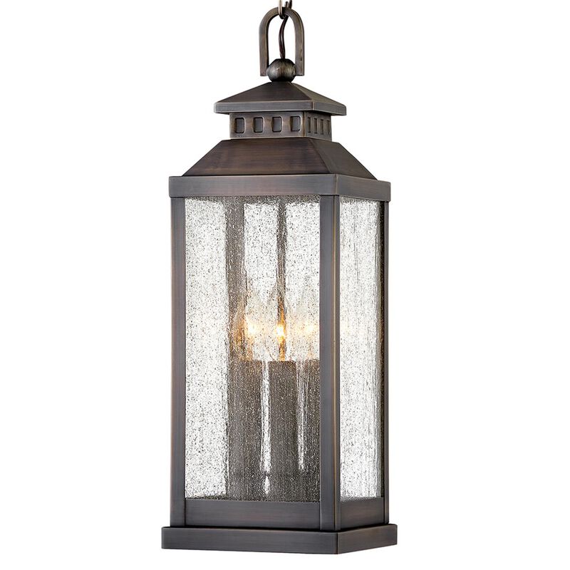 Revere 20 Inch Tall 3 Light Outdoor Hanging Lantern by Hinkley Lighting